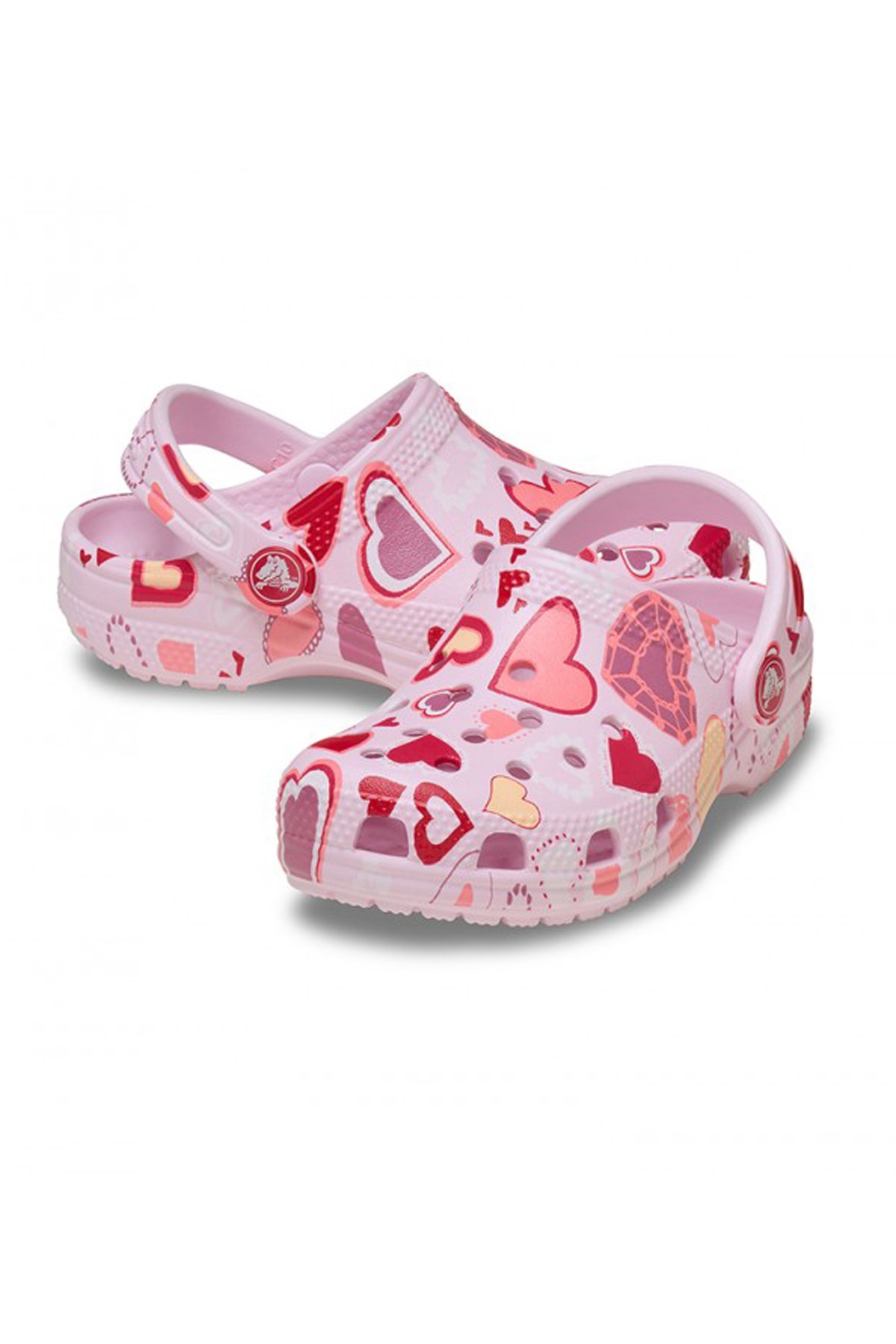 Crocs Classic VDay Çocuk Terlik 209755-7CI Pembe