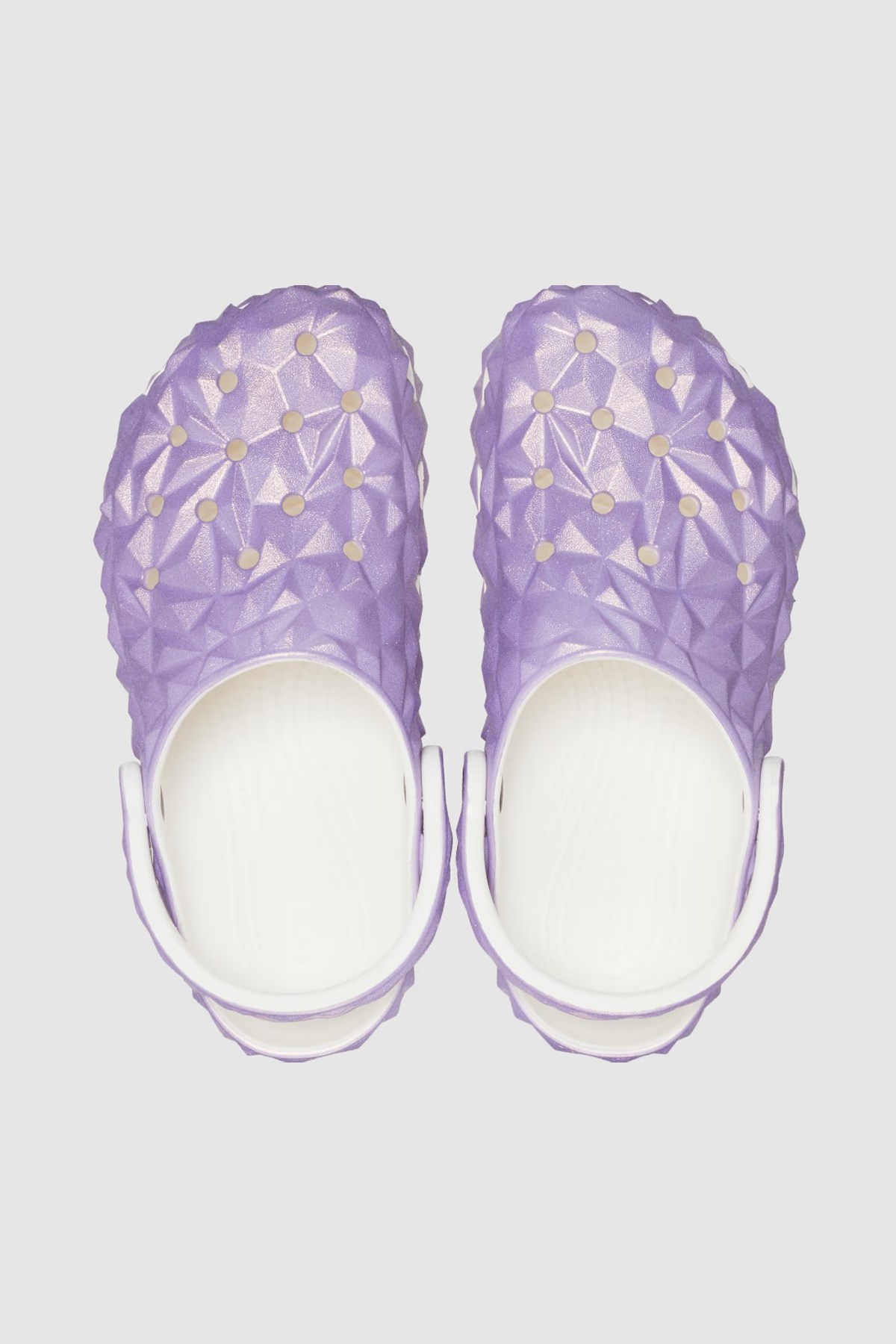 Crocs Classic Iridescent Geo Kadın Terlik 209841-100 Mor