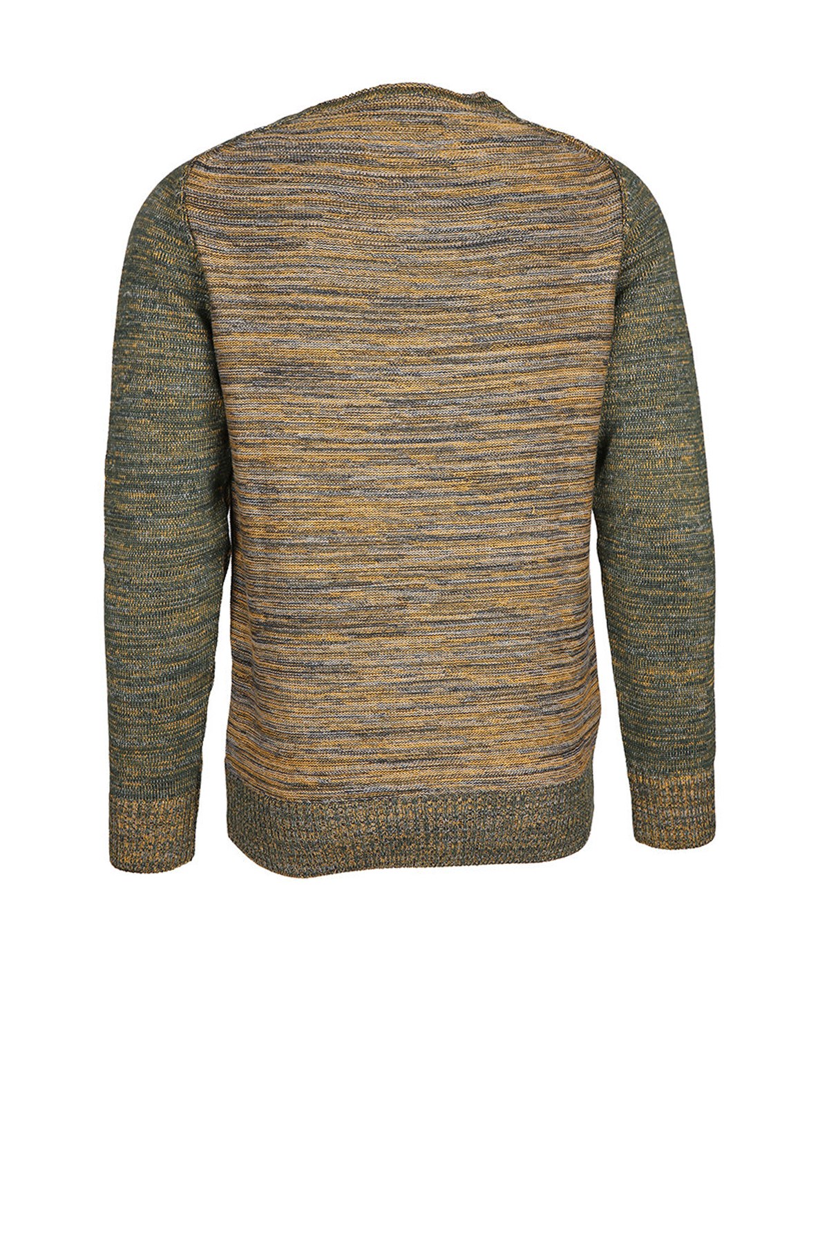 Cazador Erkek Bisiklet Yaka Kazak 20KCEEO03066 Sarı