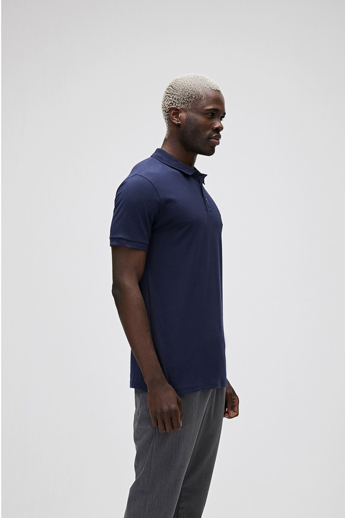 Bad Bear Stark Erkek Polo Tişört 21.01.07.051 Lacivert