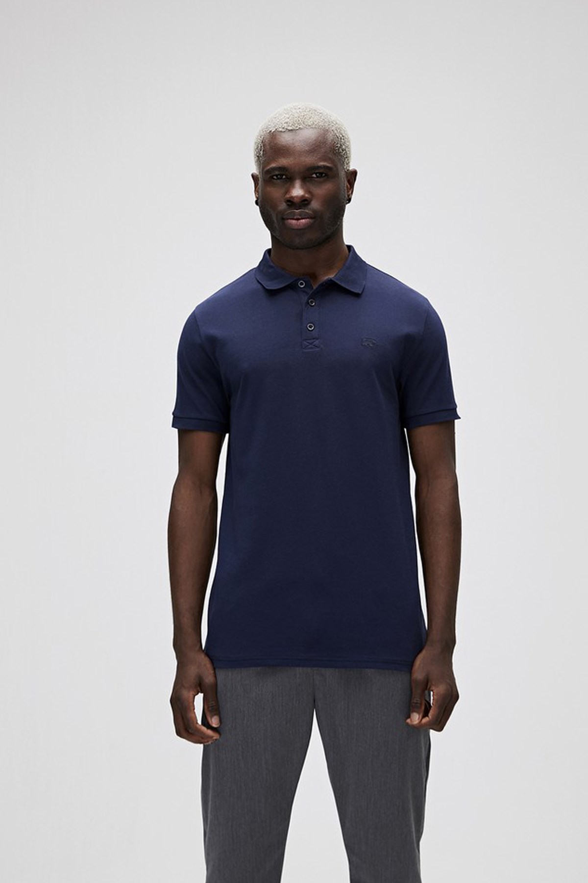 Bad Bear Stark Erkek Polo Tişört 21.01.07.051 Lacivert