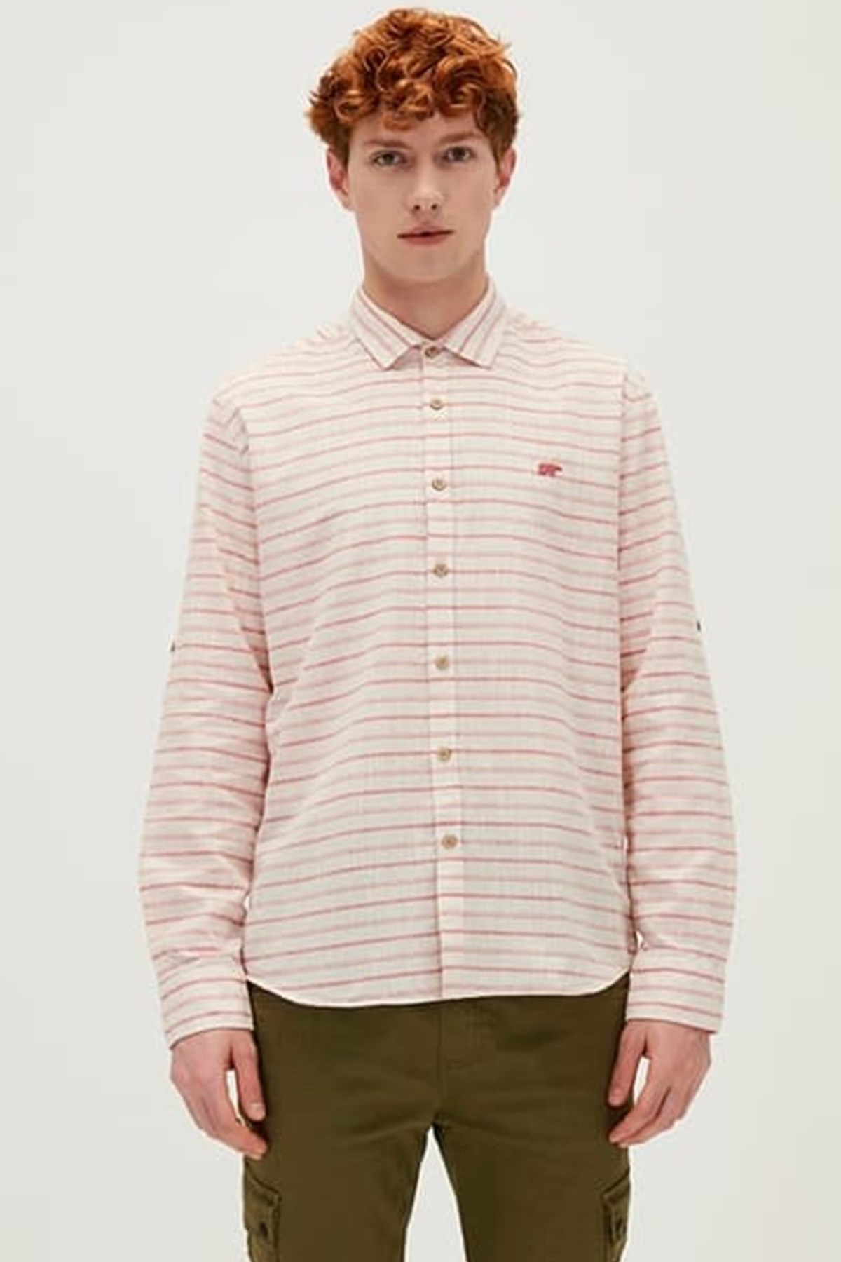 Bad Bear Marshall Erkek Gömlek 21.01.30.010 Kırmızı