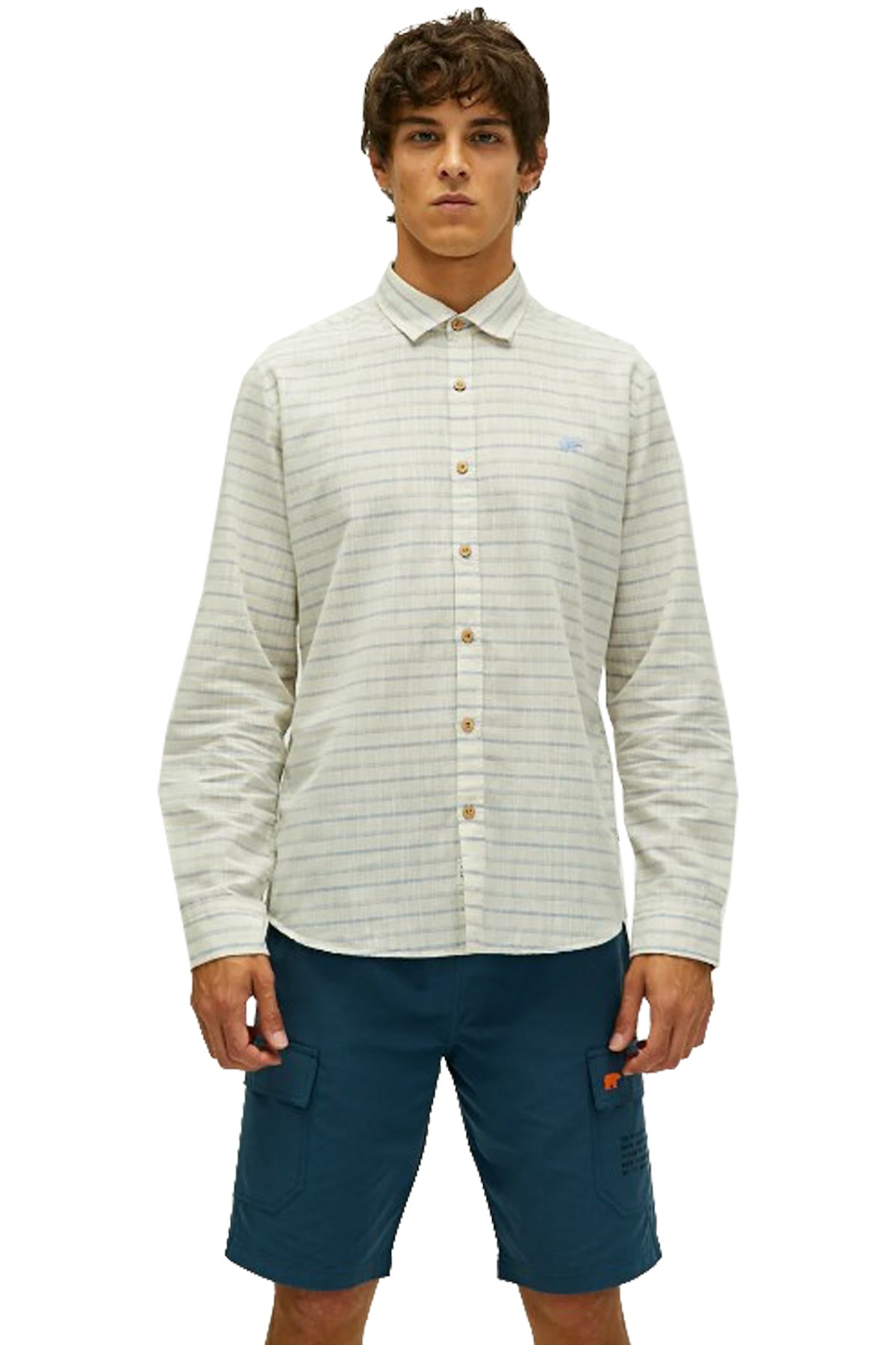 Bad Bear Marshall Erkek Gömlek 21.01.30.010 Mavi