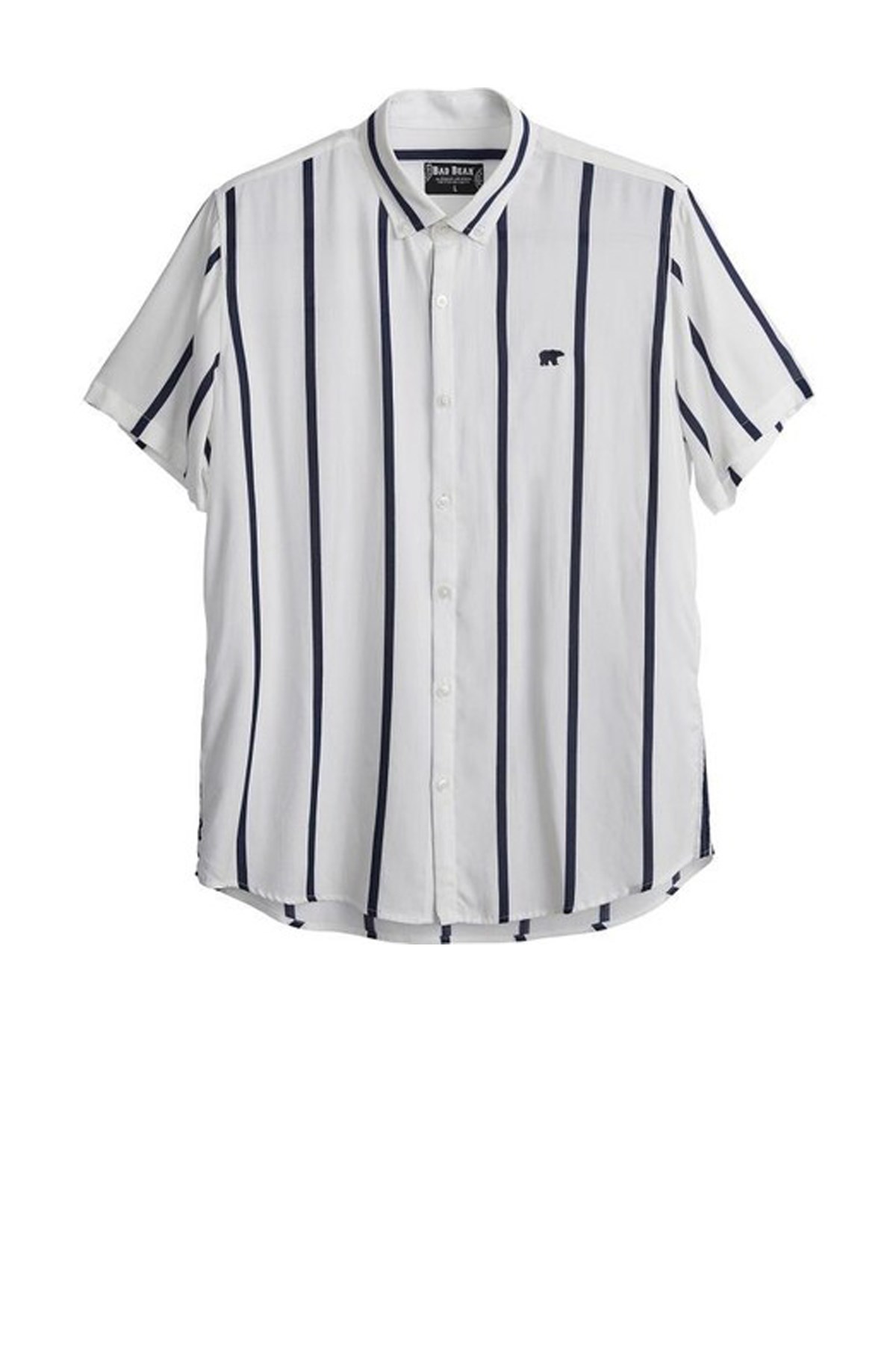 Bad Bear Sergio Erkek Kısa Kollu Gömlek 21.01.30.015 Ekru