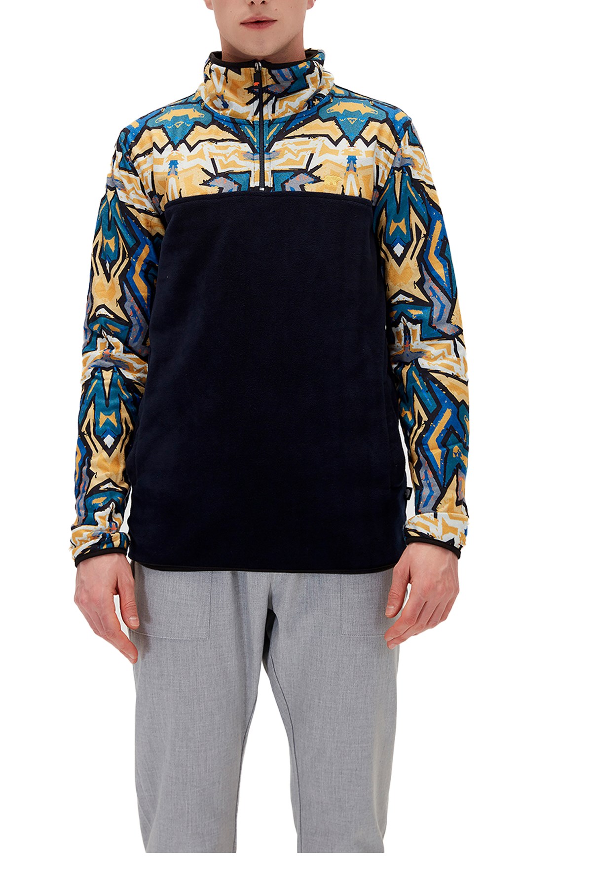 Bad Bear Erkek Polar Sweatshirt 21.02.21.007 Mavi