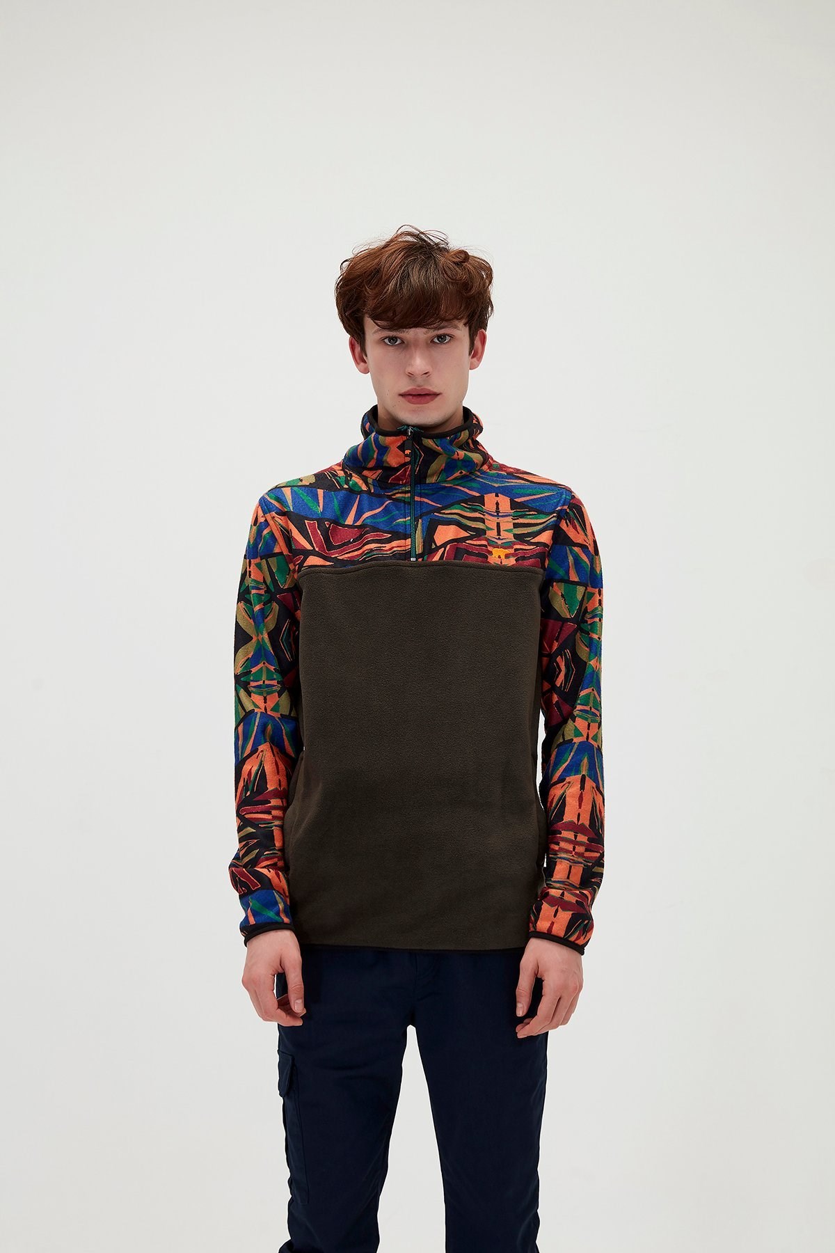 Bad Bear Erkek Polar Sweatshirt 21.02.21.007-C38 Haki