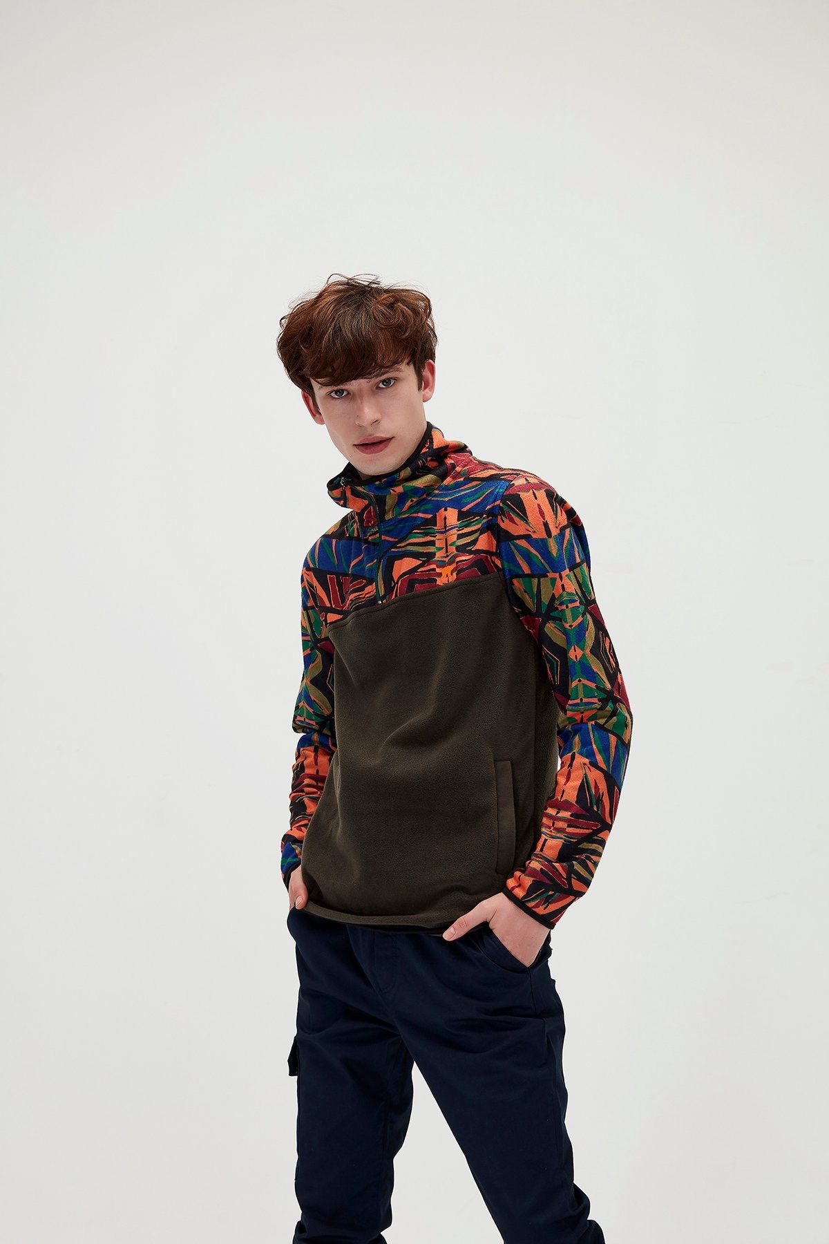 Bad Bear Erkek Polar Sweatshirt 21.02.21.007-C38 Haki