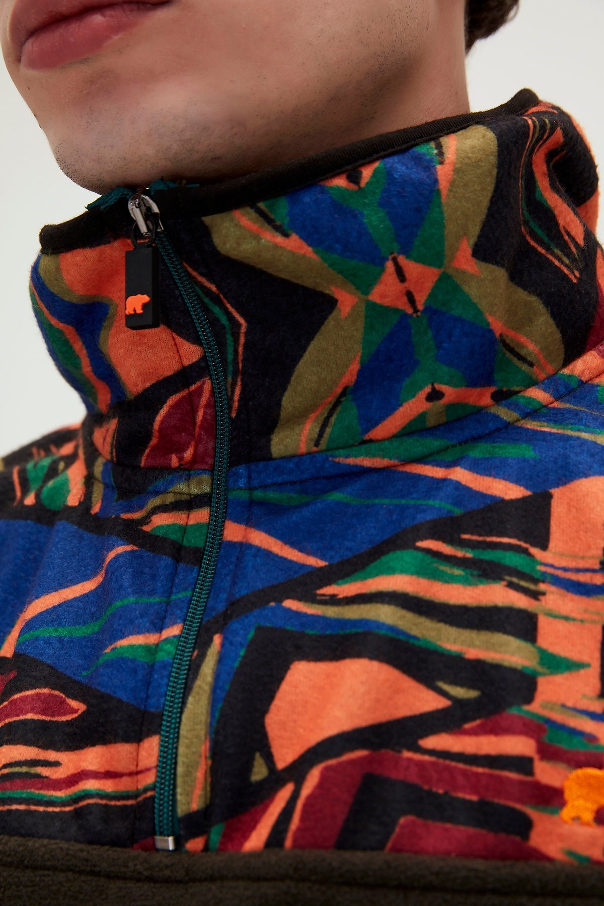 Bad Bear Erkek Polar Sweatshirt 21.02.21.007-C38 Haki