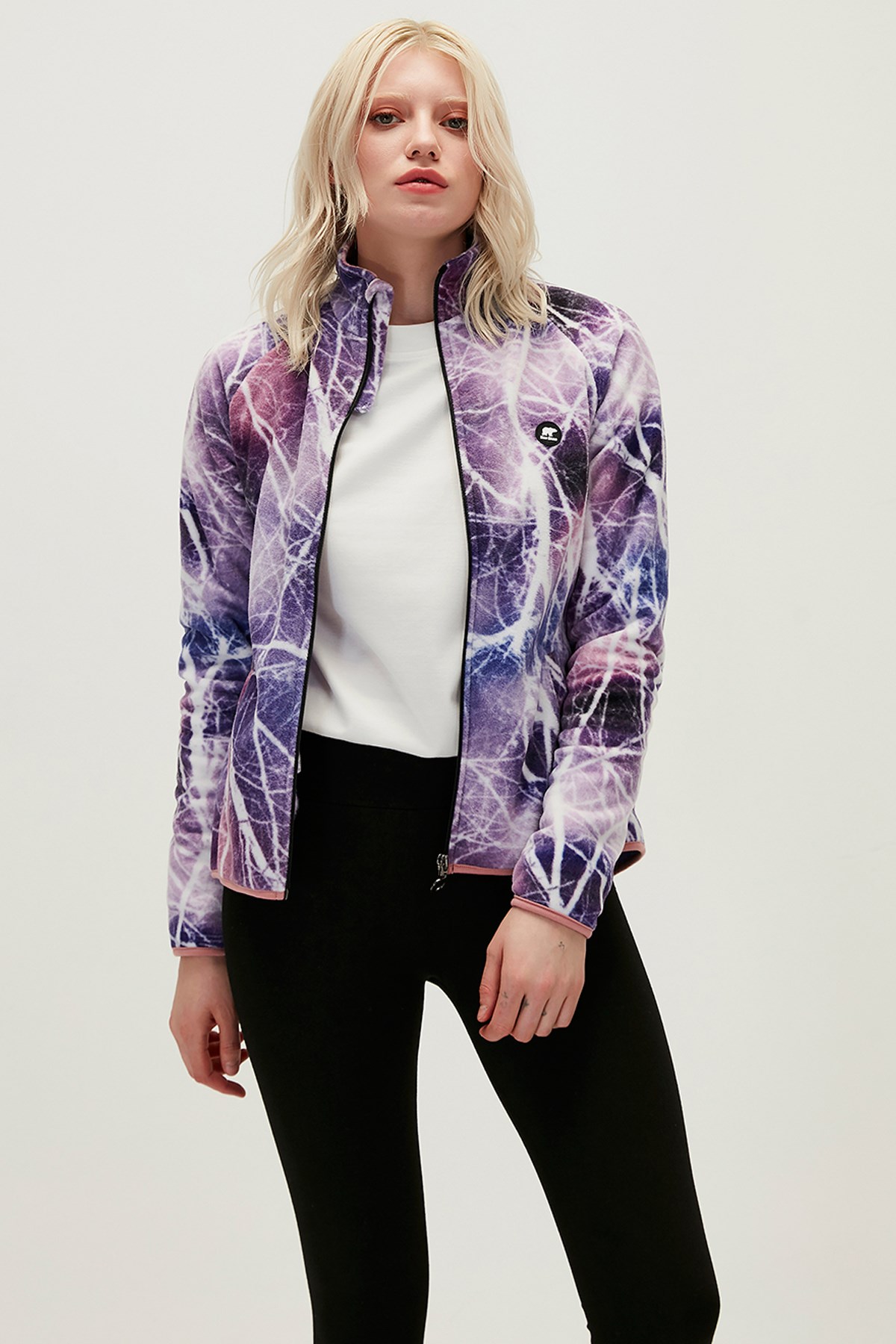 Bad Bear Equinox Kadın Polar Ceket 21.04.21.001-C11 Mor