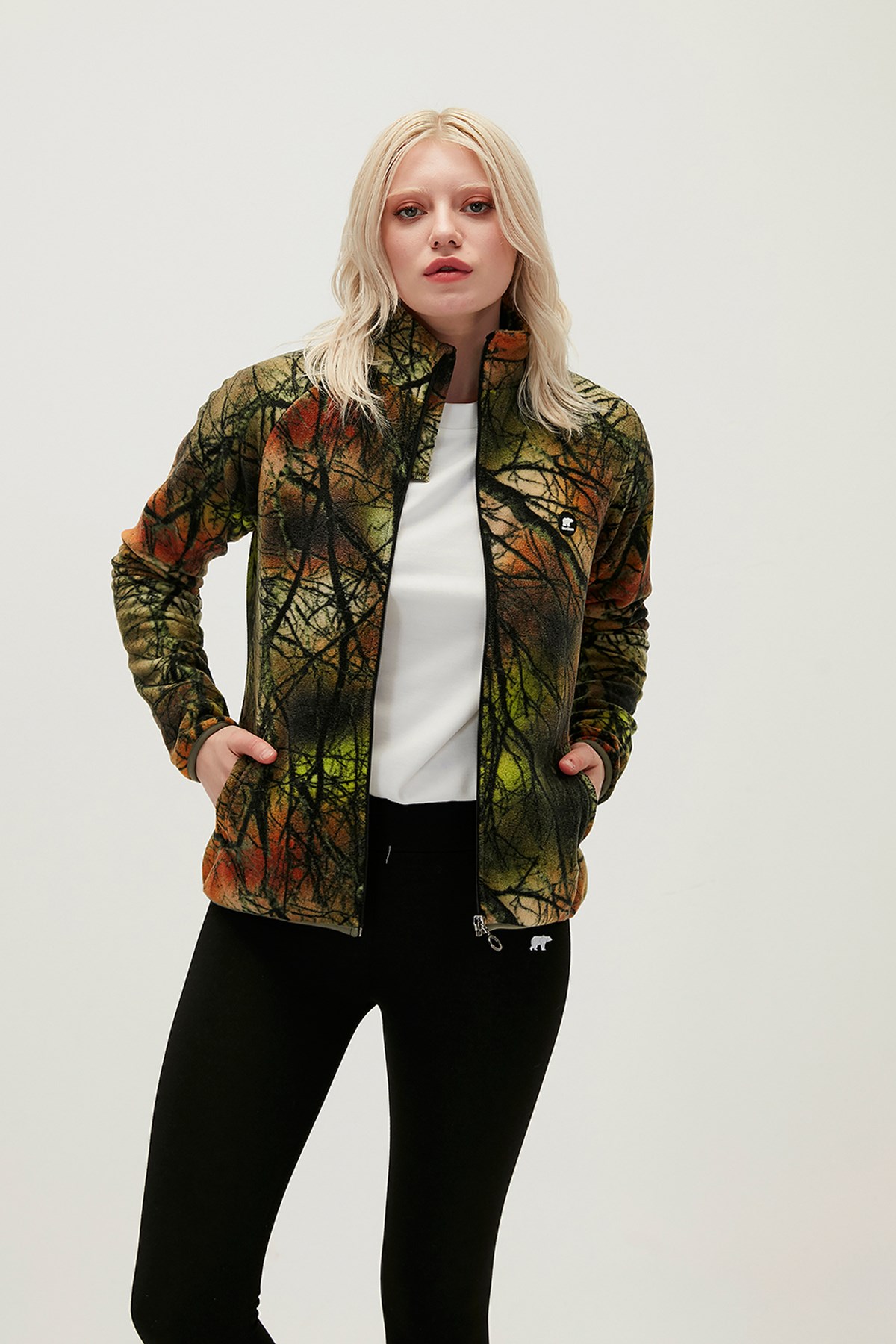 Bad Bear Equinox Kadın Polar Ceket 21.04.21.001-C70 Haki