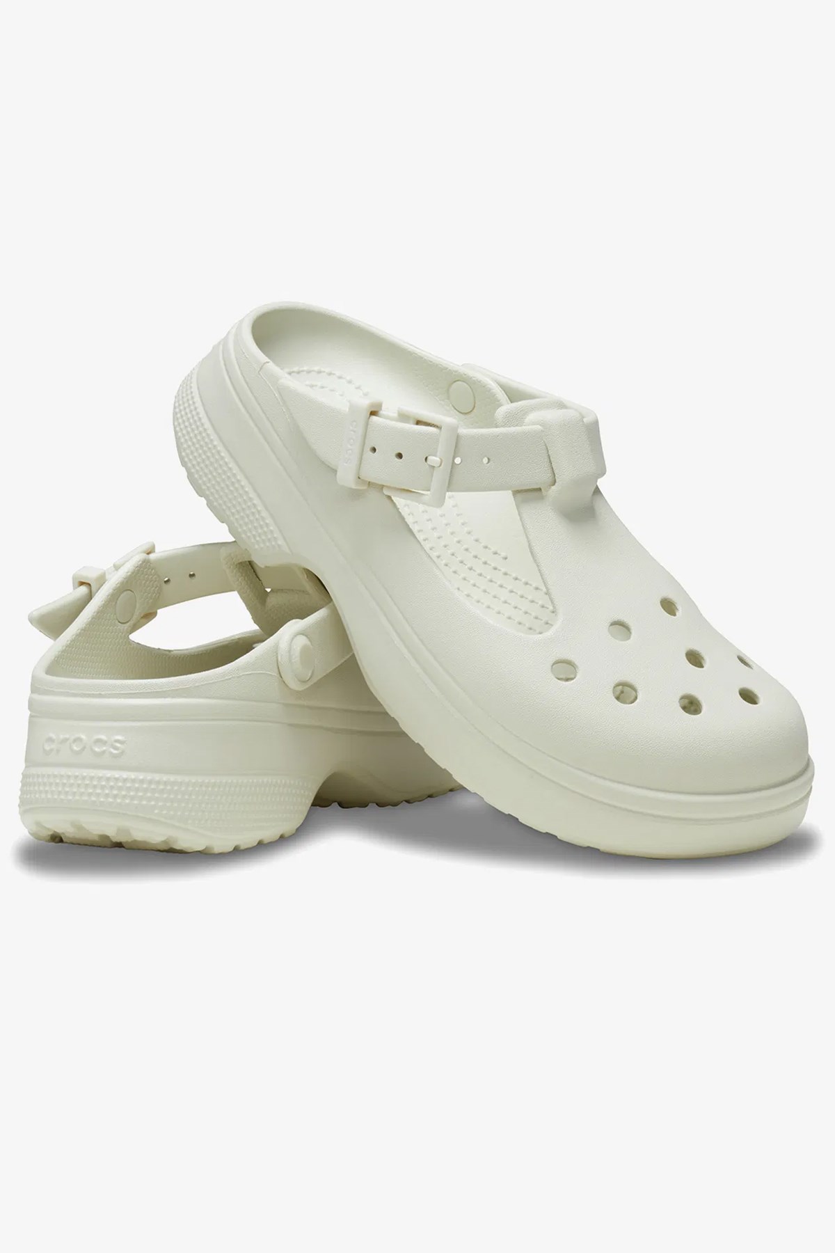 Crocs Classic Mary Jane Unisex Terlik 210581-0HZ Bej