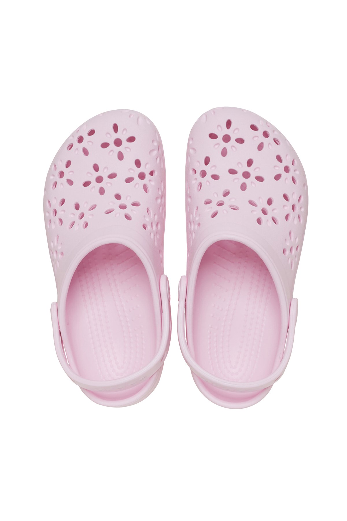 Crocs Classic Floral Cut Çocuk Terlik 210943-6ZW Pembe