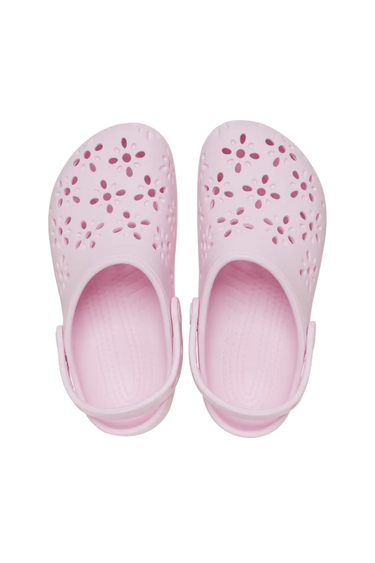 Crocs Classic Floral Cut Çocuk Terlik 210944-6ZW Pembe