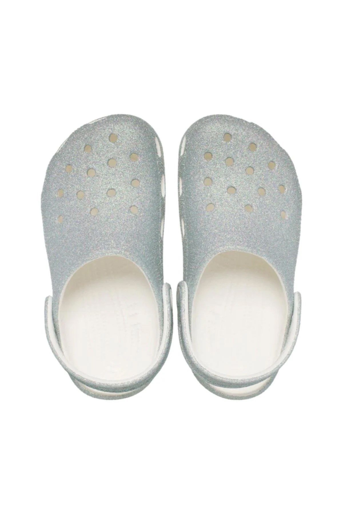 Crocs Classic Iridescent Çocuk Sandalet 210986-100 Beyaz