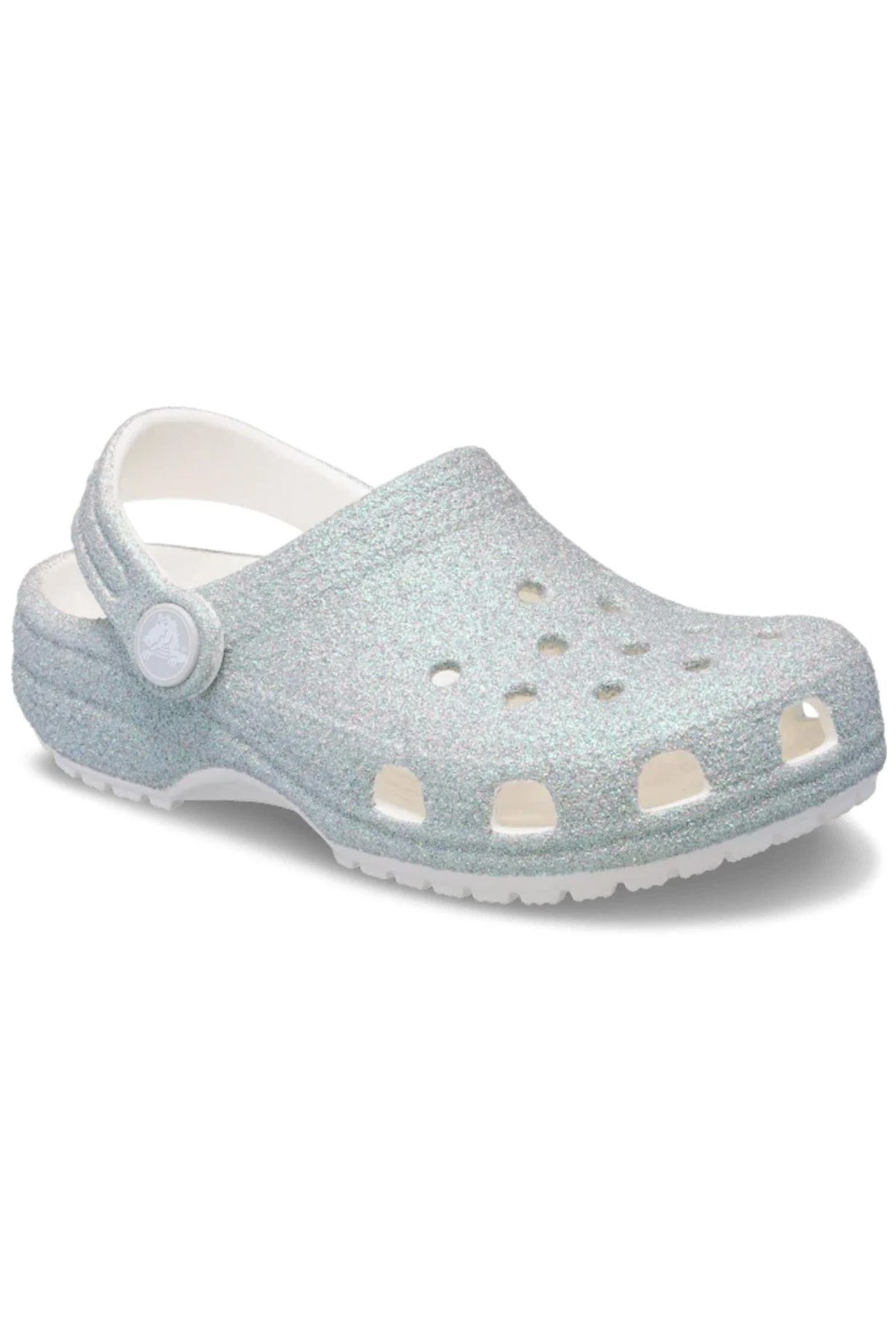 Crocs Classic Iridescent Çocuk Sandalet 210986-100 Beyaz