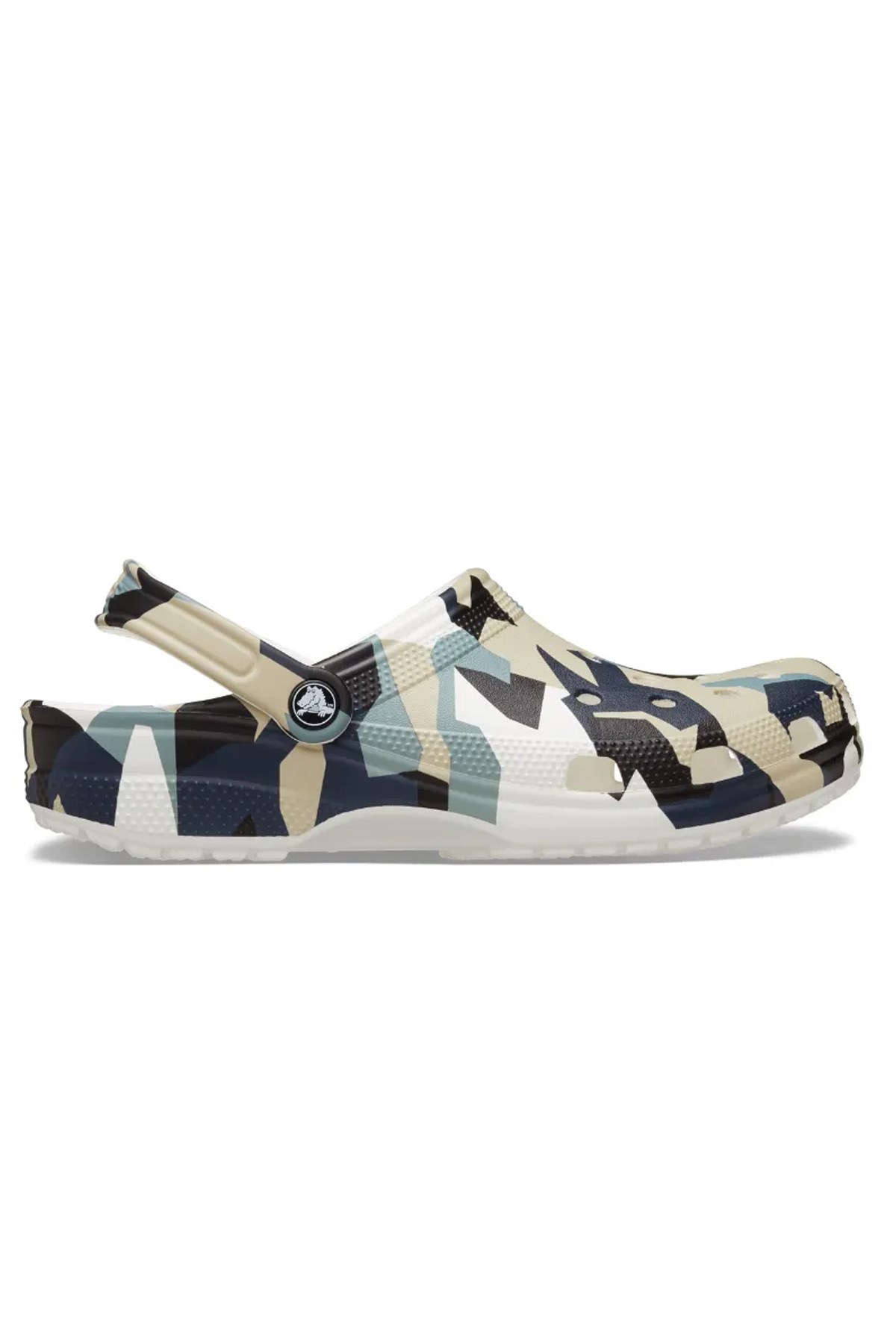 Crocs Geo Camo Clog Unisex Sandalet 211009-94S Beyaz