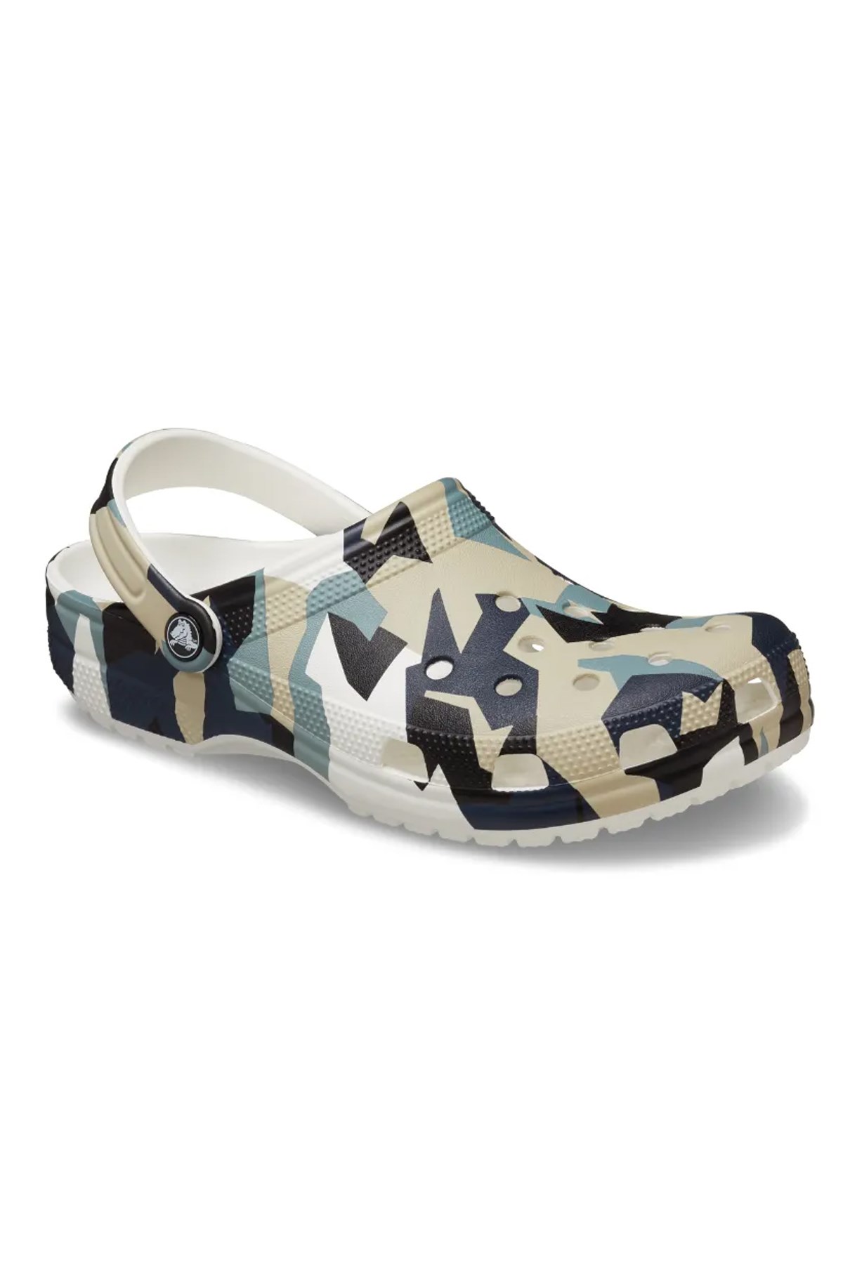 Crocs Geo Camo Clog Unisex Sandalet 211009-94S Beyaz