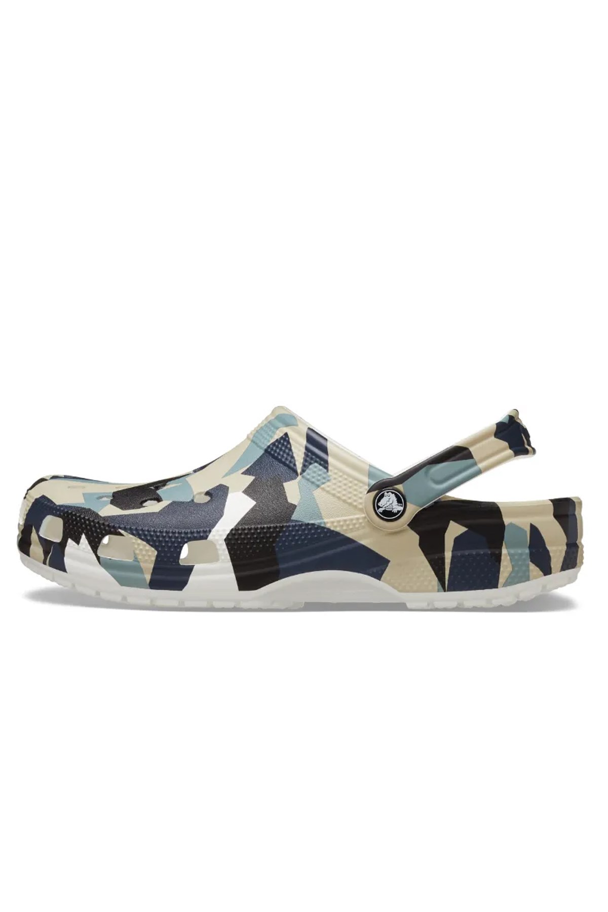 Crocs Geo Camo Clog Unisex Sandalet 211009-94S Beyaz