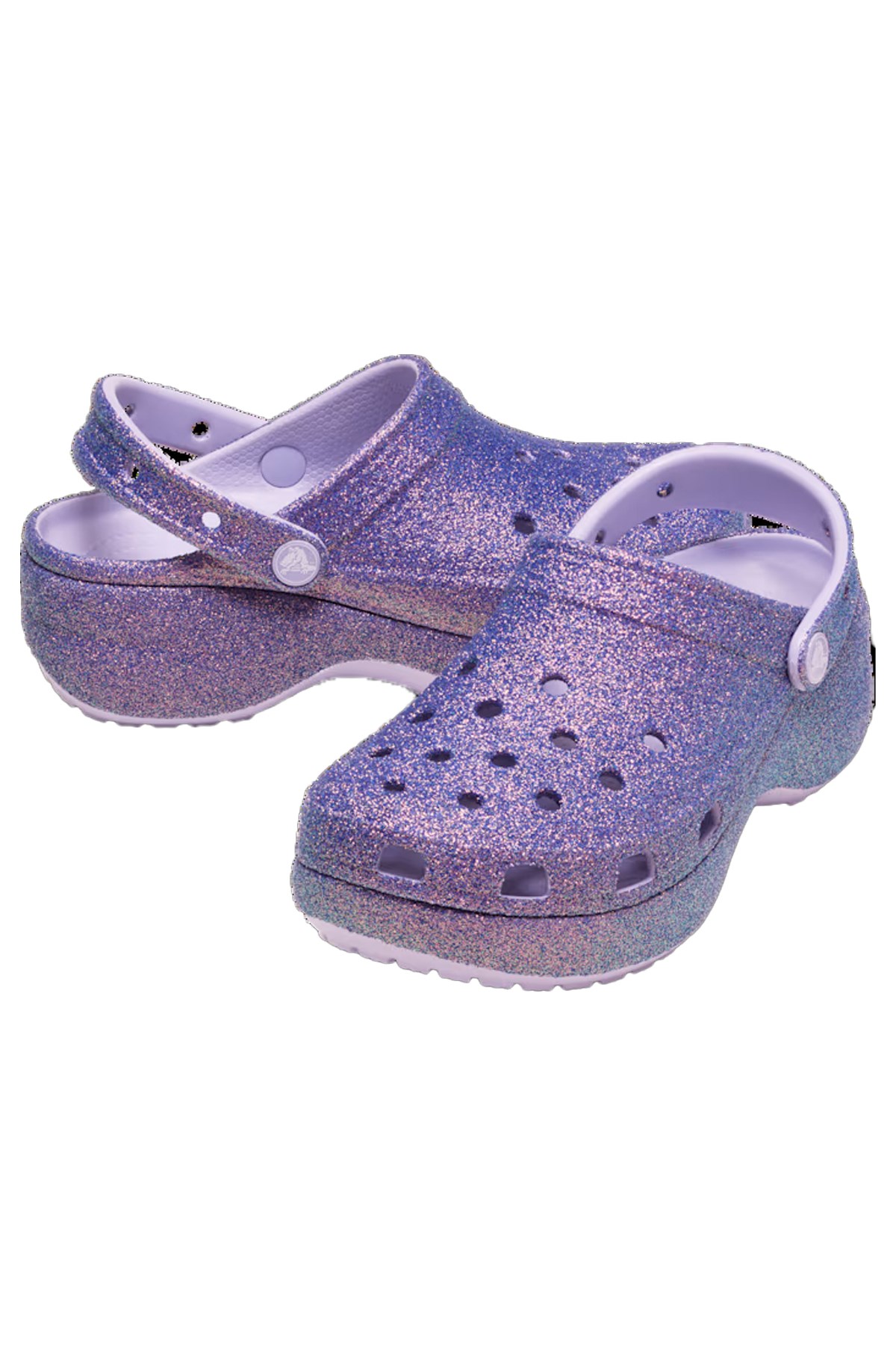Crocs Platform Irid Glitter Kadın Sandalet 211024-5BR Mor