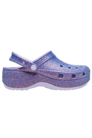 Crocs Platform Irid Glitter Kadın Sandalet 211024-5BR Mor