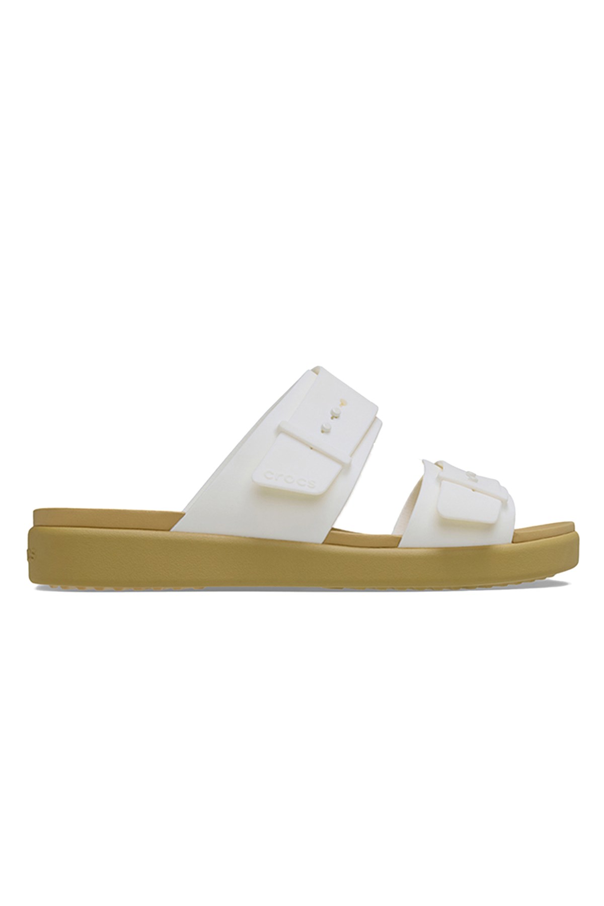 Crocs Brooklyn Buckle Kadın Terlik 211215-00O Beyaz