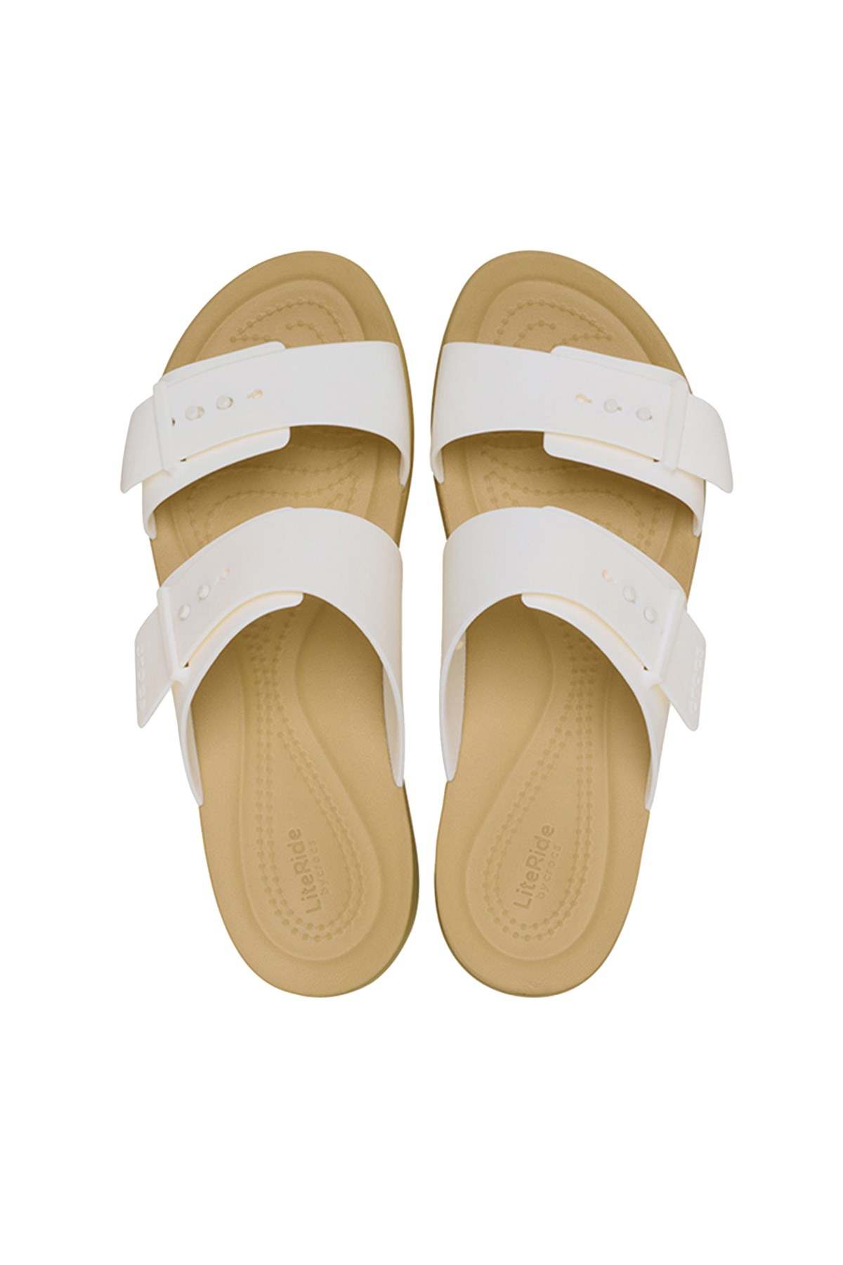 Crocs Brooklyn Buckle Kadın Terlik 211215-00O Beyaz