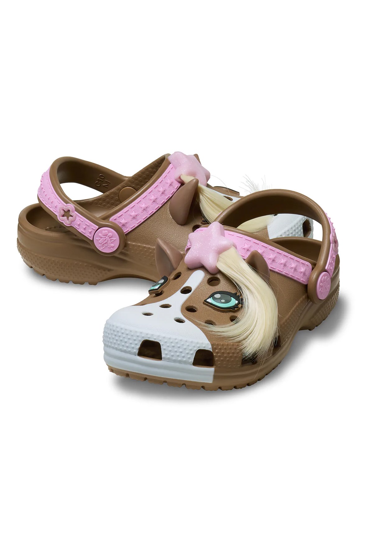 Crocs Classic IAM Horse Çocuk Terlik 211371-2JJ Kahverengi
