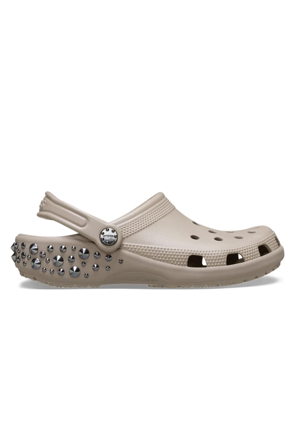 Crocs Classic Studded Clog Unisex Sandalet 211596-214 Kahverengi