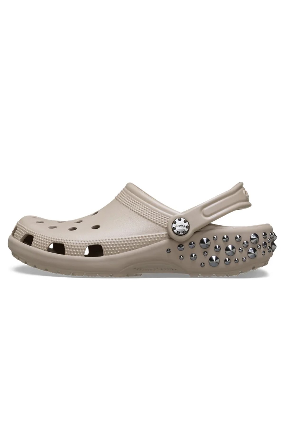 Crocs Classic Studded Clog Unisex Sandalet 211596-214 Kahverengi