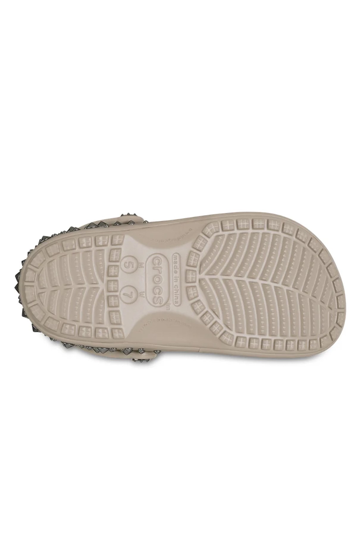 Crocs Classic Studded Clog Unisex Sandalet 211596-214 Kahverengi