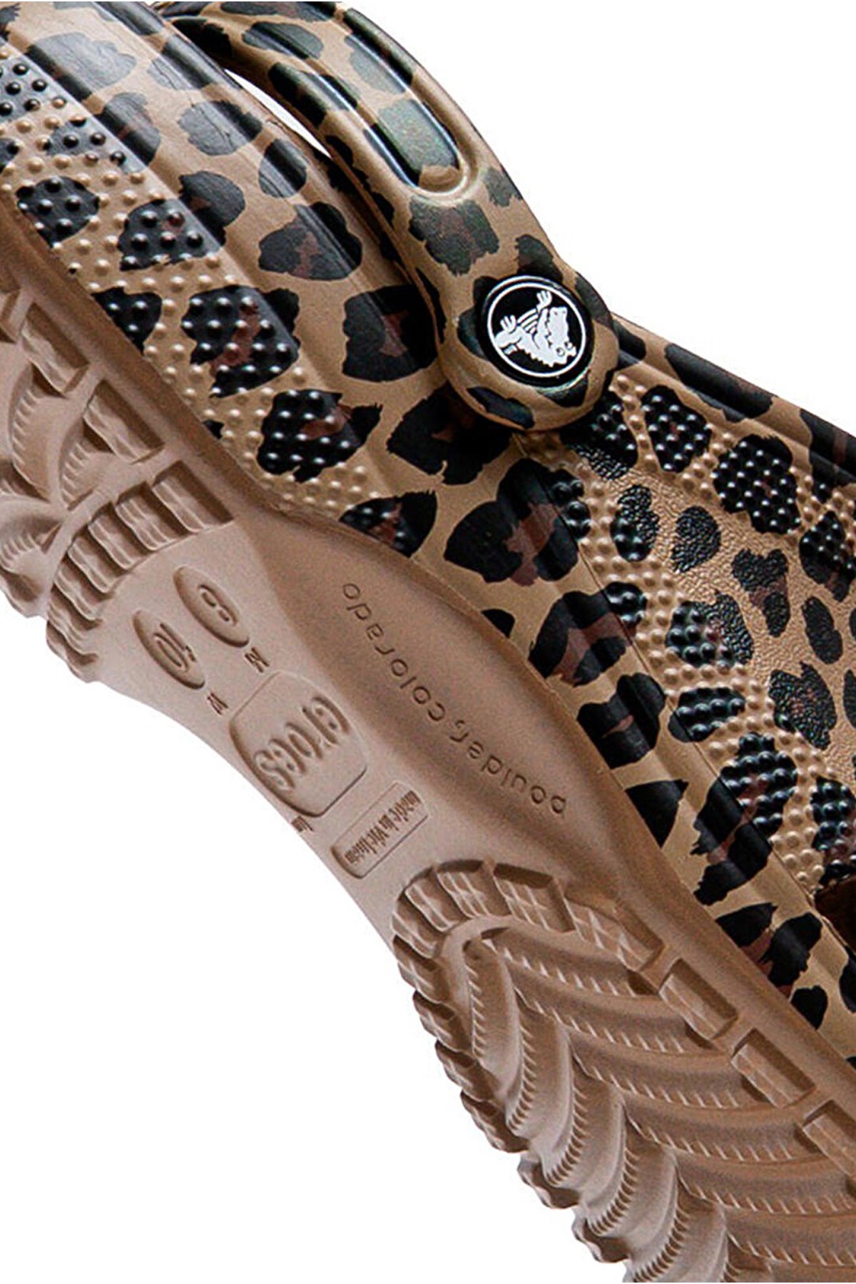Crocs Classic Animal Unisex Terlik 211800-2LD Kahverengi
