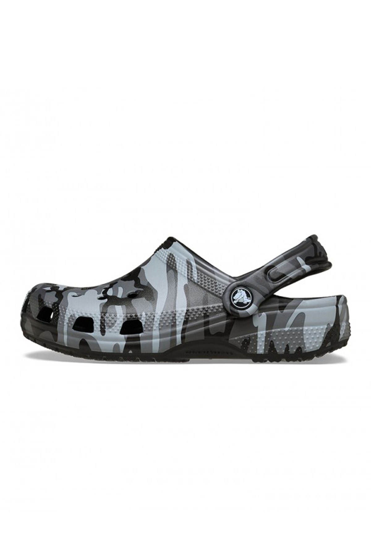 Crocs Classic Camouflage Çocuk Terlik 211879-0DD Siyah