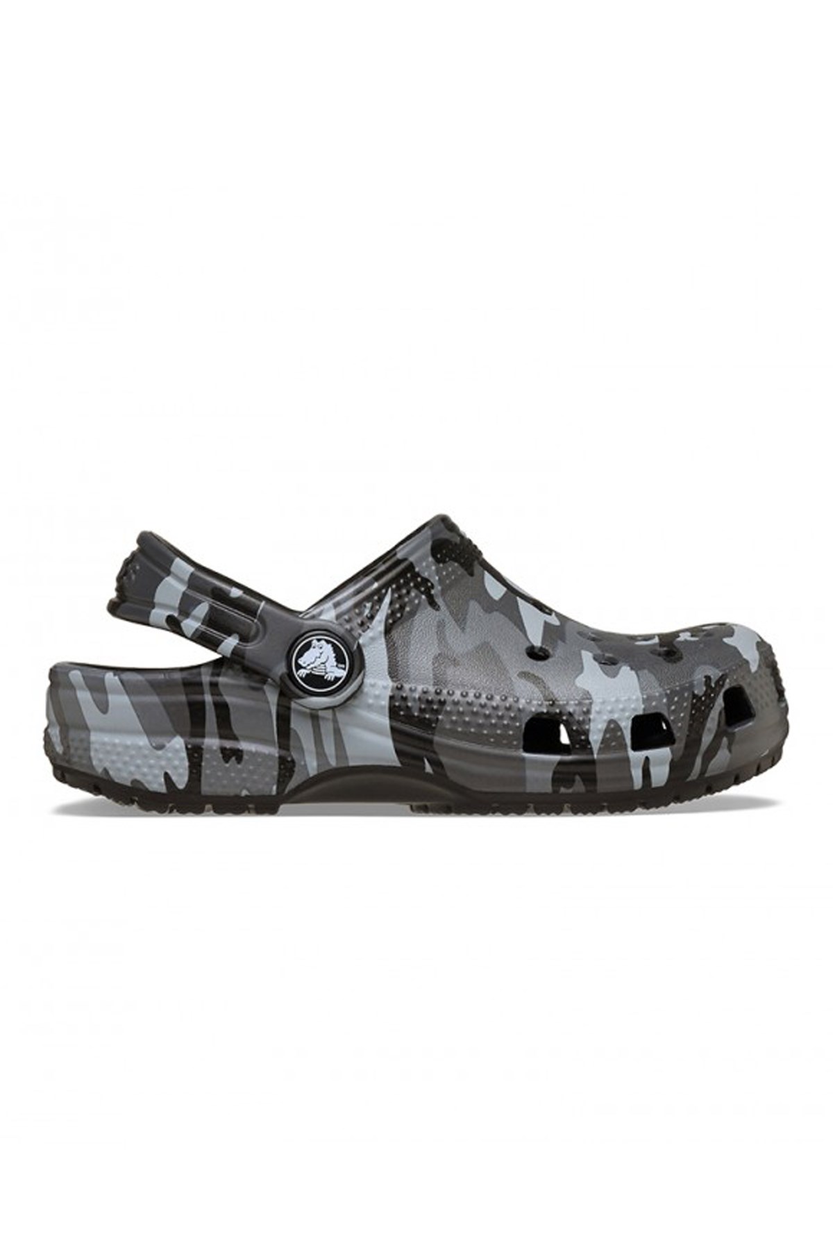 Crocs Classic Camouflage Çocuk Terlik 211880-0DD Siyah