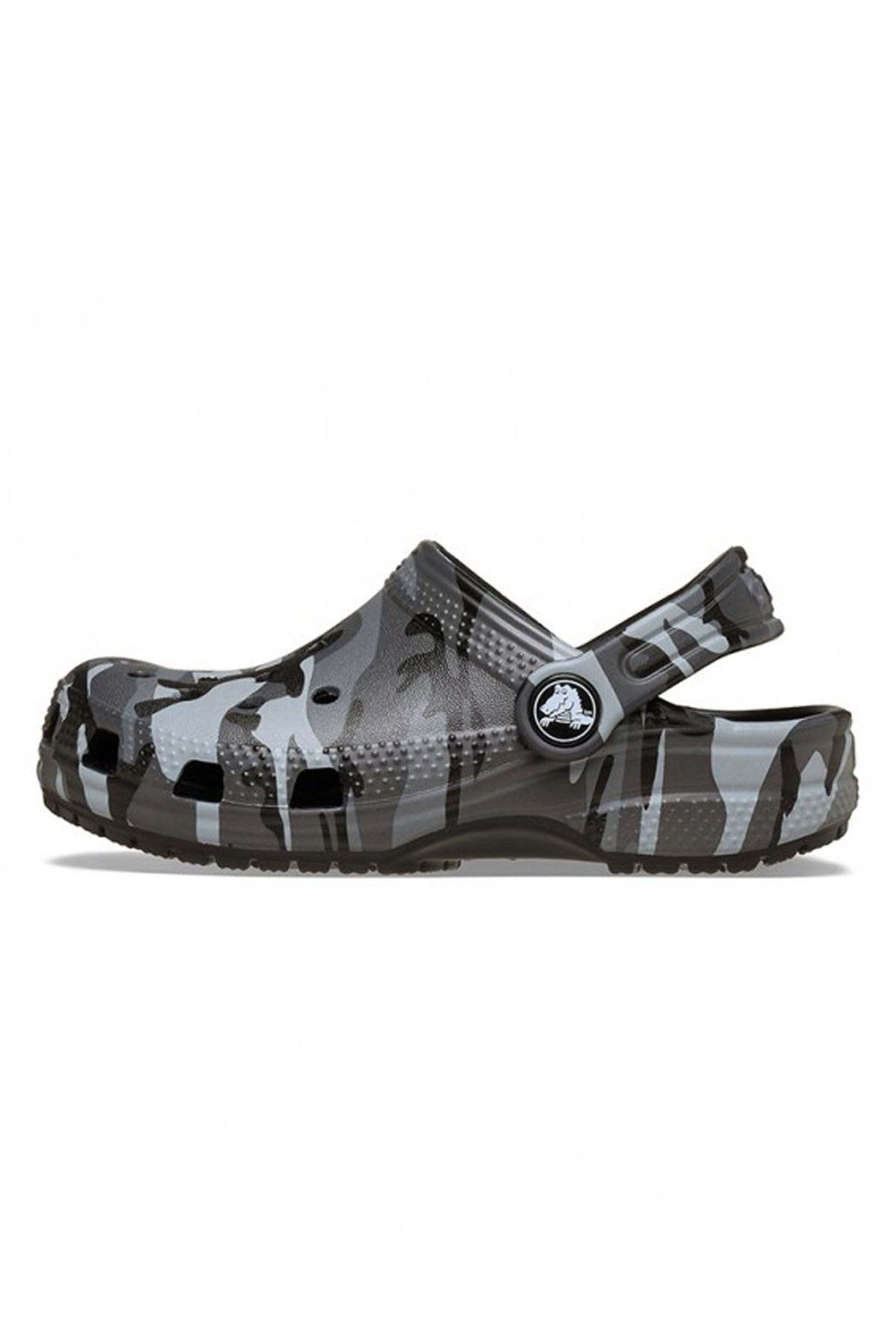 Crocs Classic Camouflage Çocuk Terlik 211880-0DD Siyah