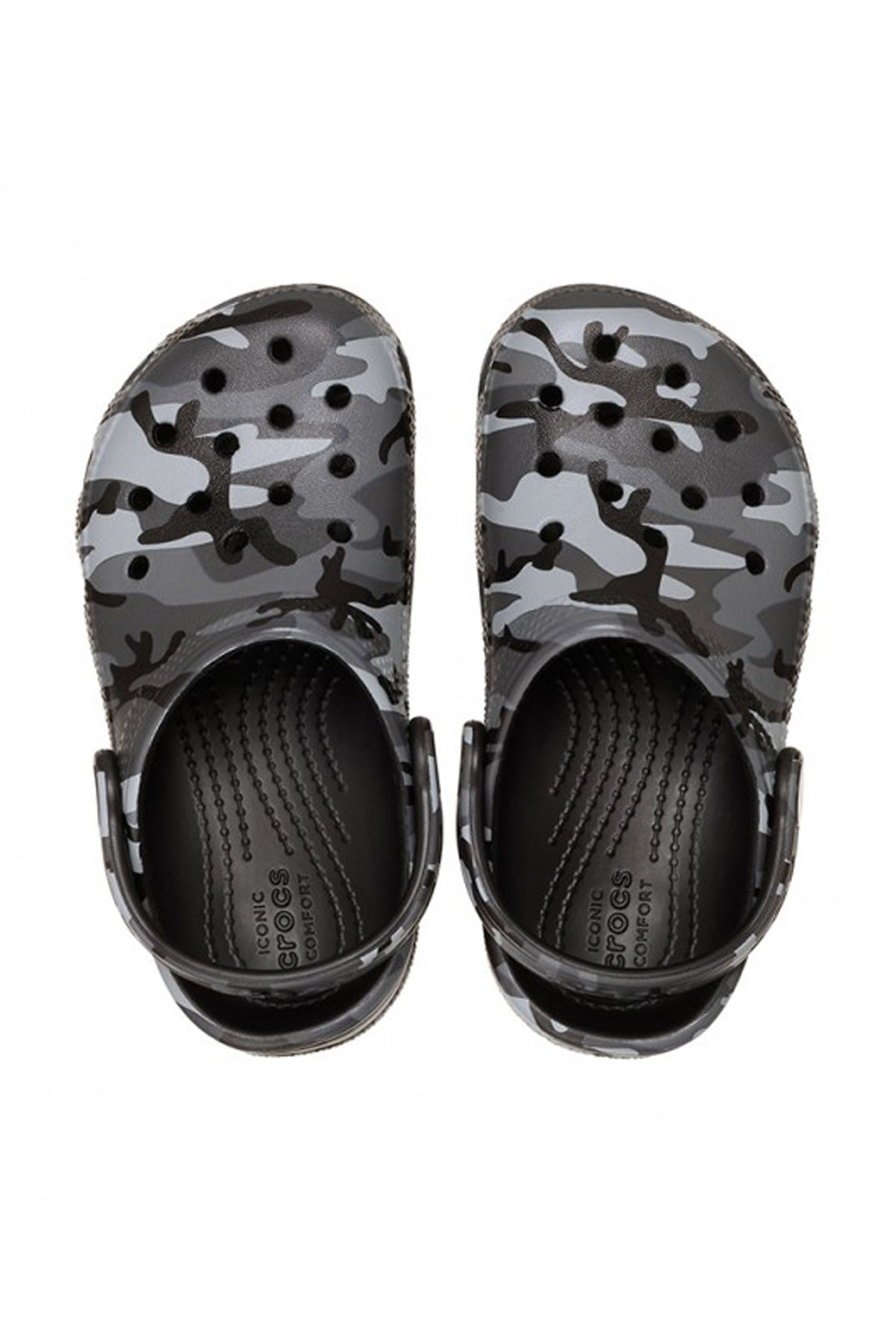 Crocs Classic Camouflage Çocuk Terlik 211880-0DD Siyah