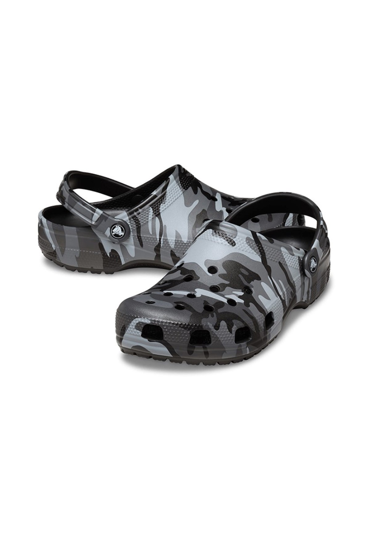 Crocs Classic Camouflage Unisex Terlik 211936-0DD Siyah