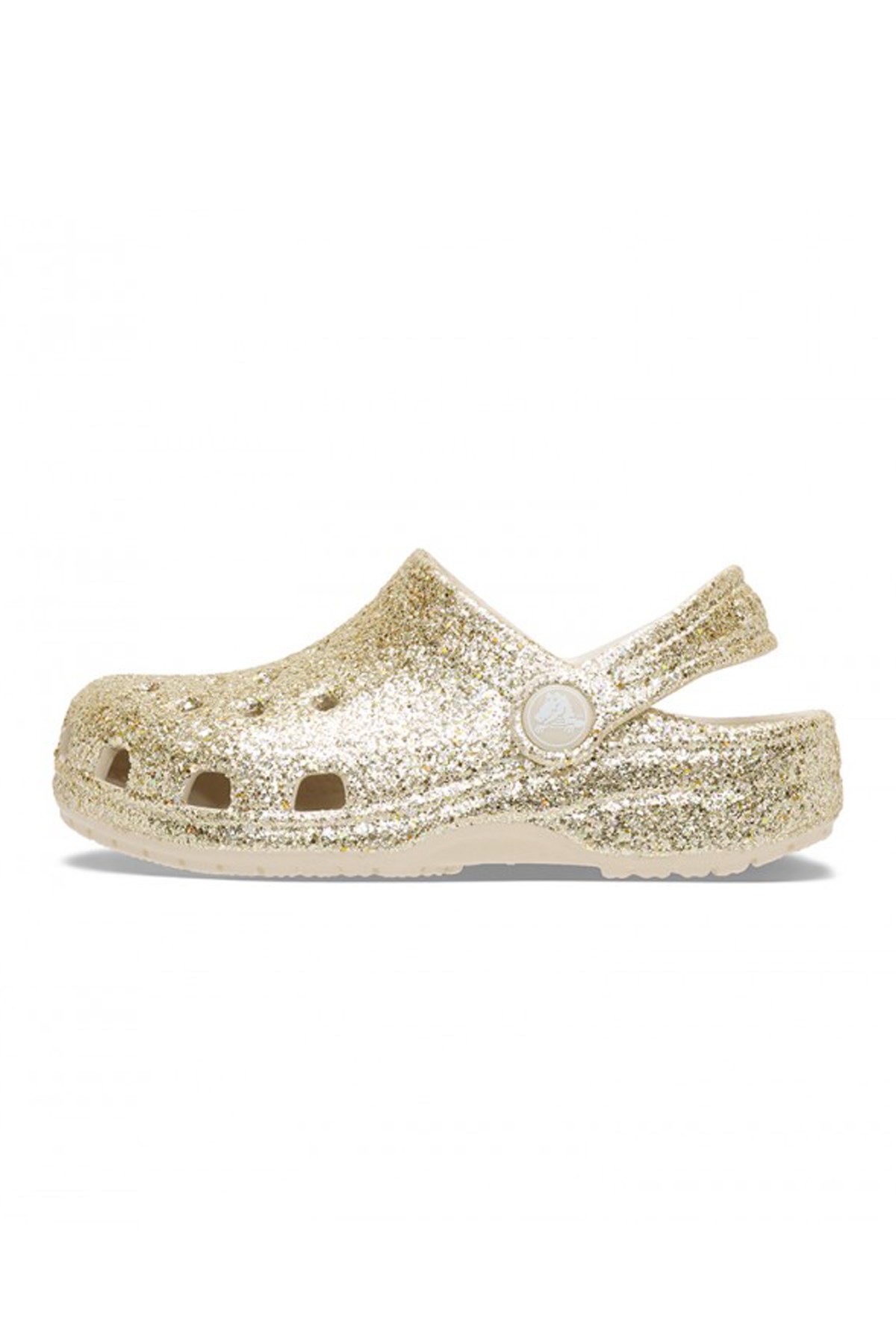 Crocs Classic Chunky Glitter Çocuk Terlik 211939-0LH Bej