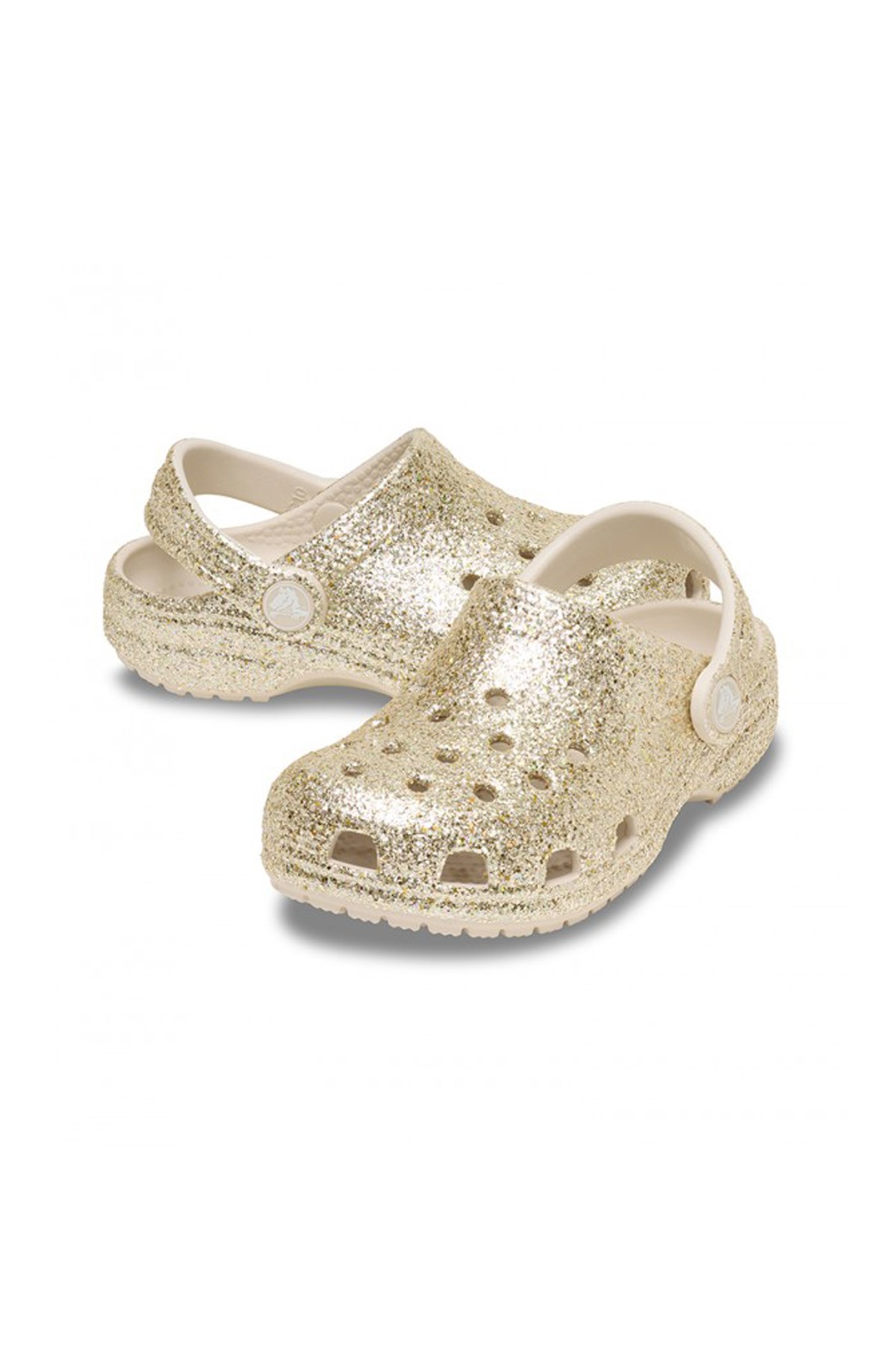 Crocs Classic Chunky Glitter Çocuk Terlik 211939-0LH Bej