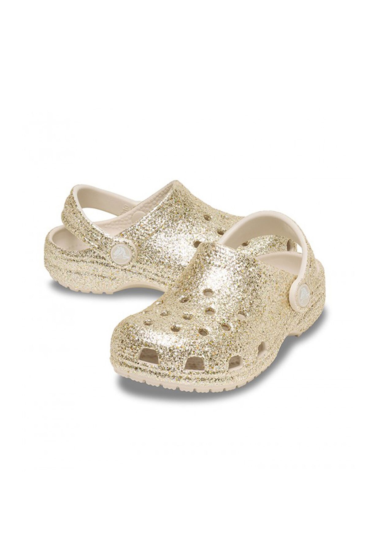 Crocs Classic Chunky Glitter Çocuk Terlik 211940-0LH Bej