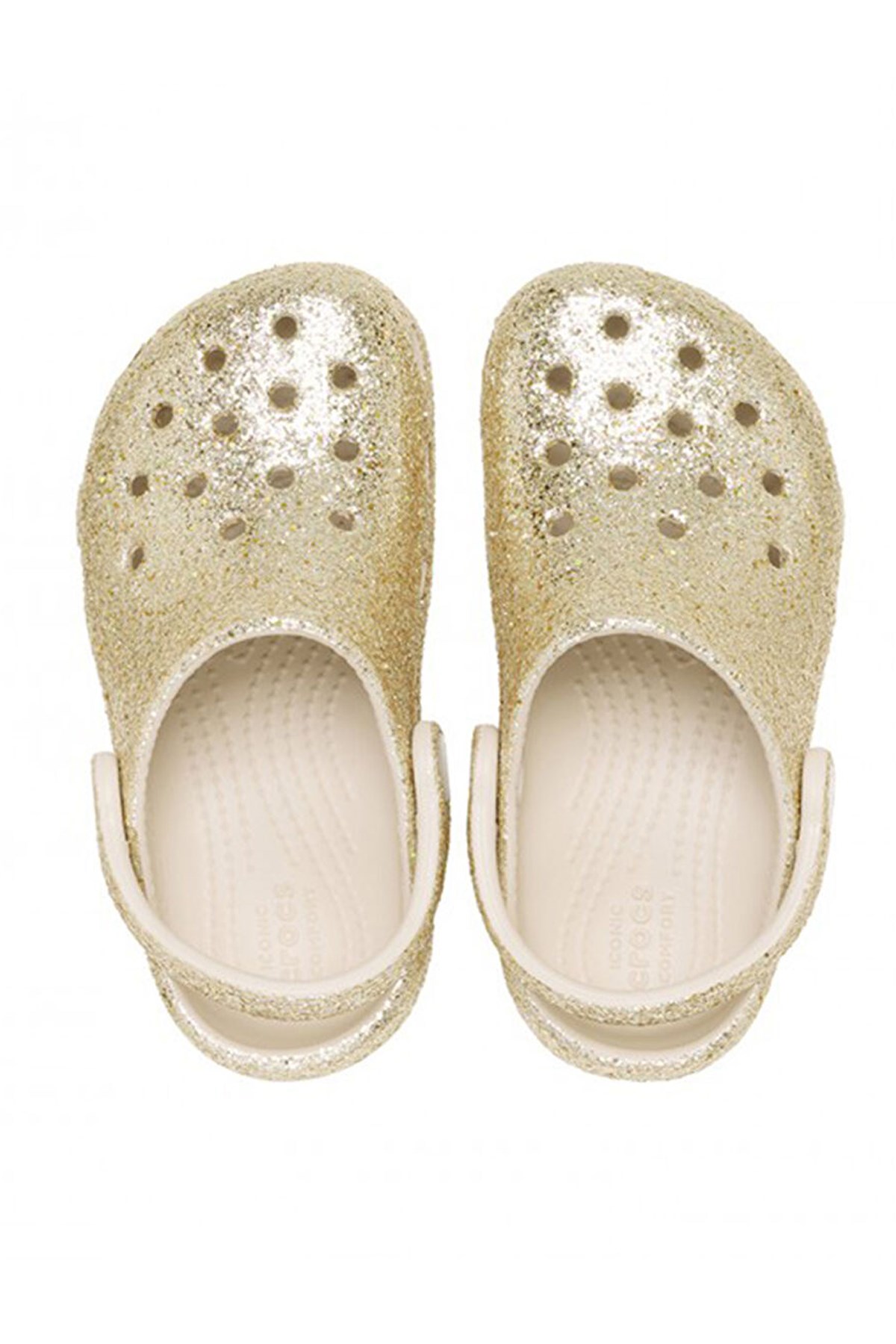Crocs Classic Chunky Glitter Çocuk Terlik 211940-0LH Bej