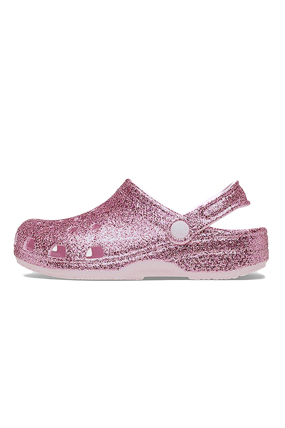 Crocs Classic Chunky Glitter Çocuk Terlik 211940-6ZW Pembe