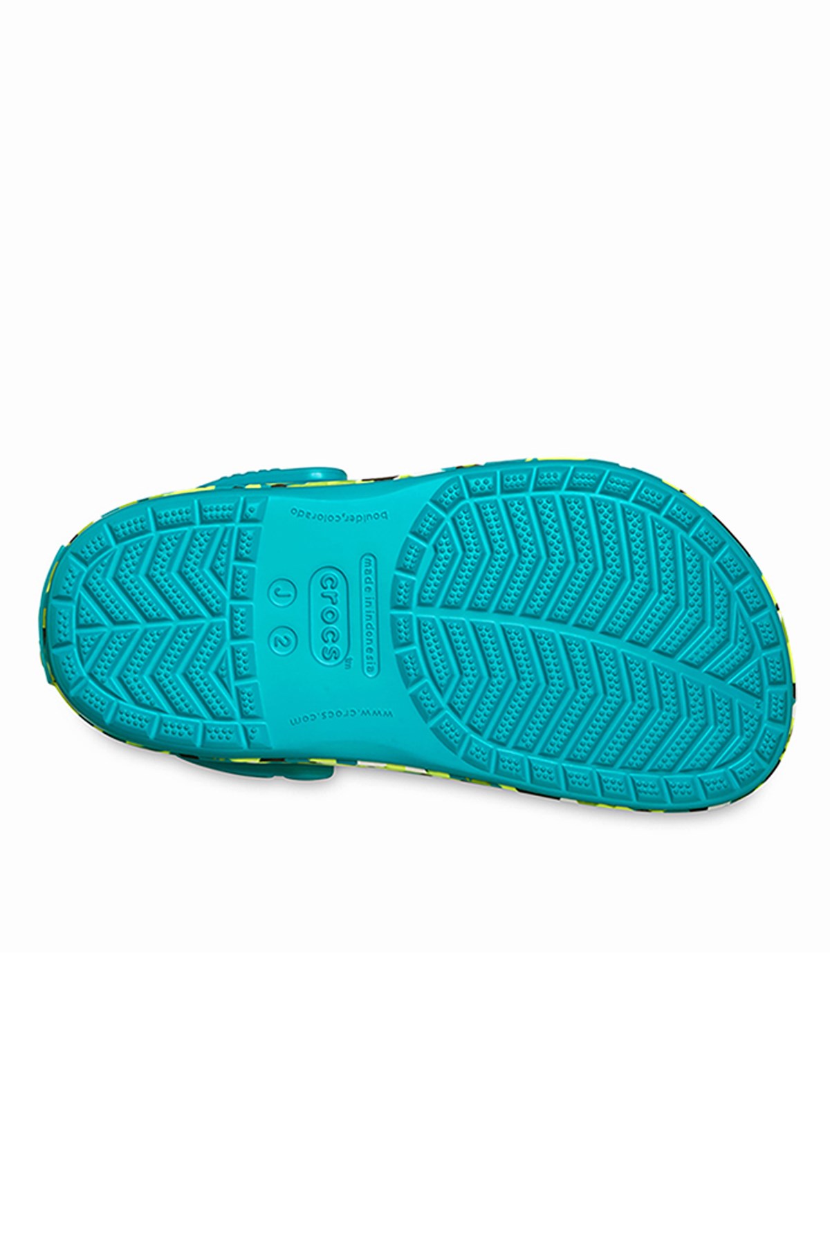 Crocs Crocband Glow Confetti Çocuk Terlik 212523-3BU Yeşil
