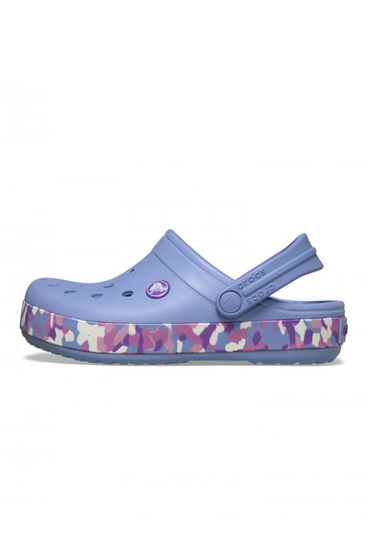 Crocs Crocband Glow Confetti Çocuk Terlik 212523-4ZA Mavi