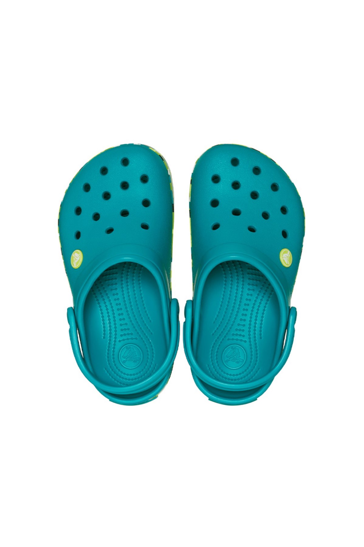 Crocs Crocband Glow Confetti Çocuk Terlik 212524-3BU Yeşil