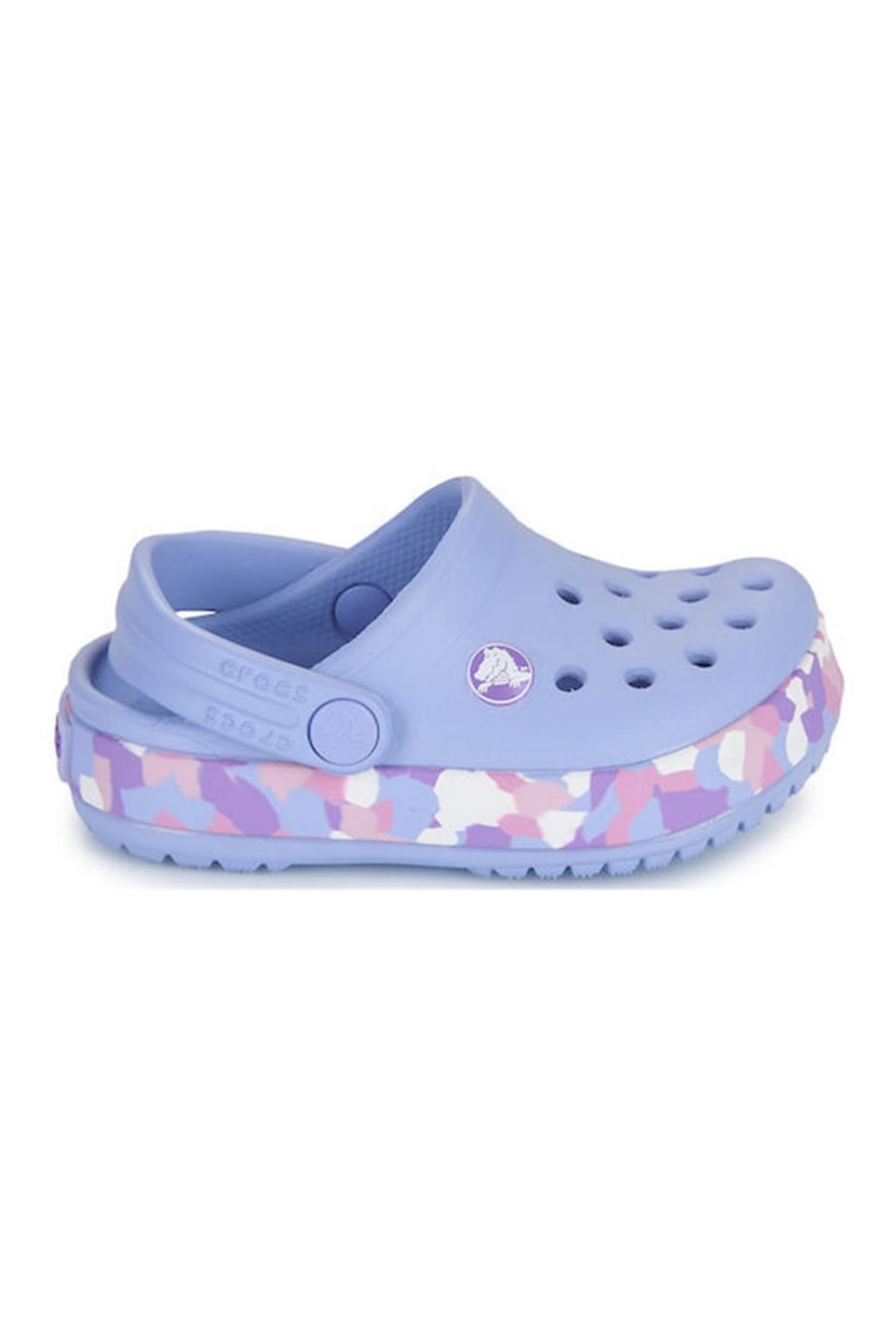 Crocs Crocband Glow Confetti Çocuk Terlik 212524-4ZA Mavi