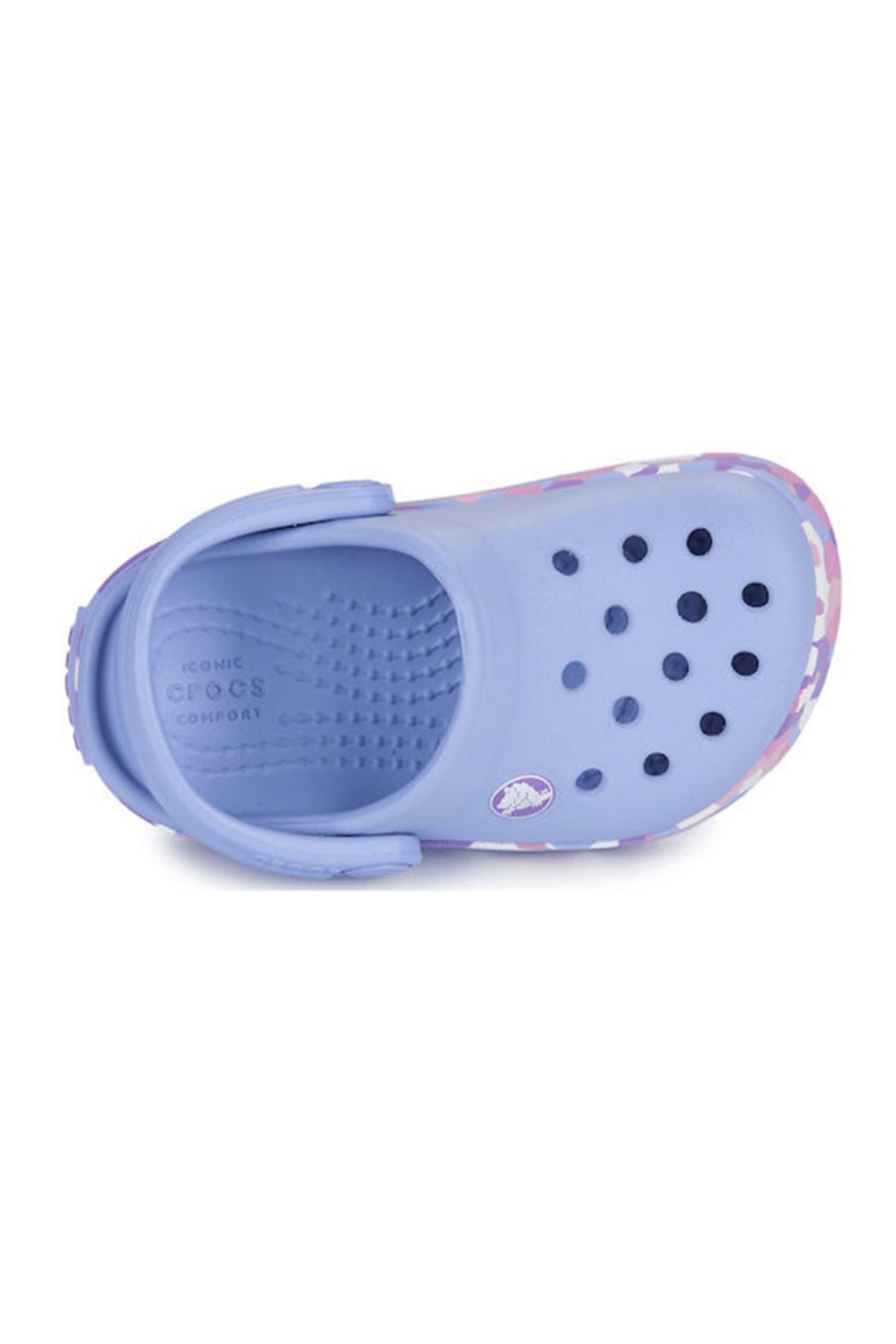 Crocs Crocband Glow Confetti Çocuk Terlik 212524-4ZA Mavi