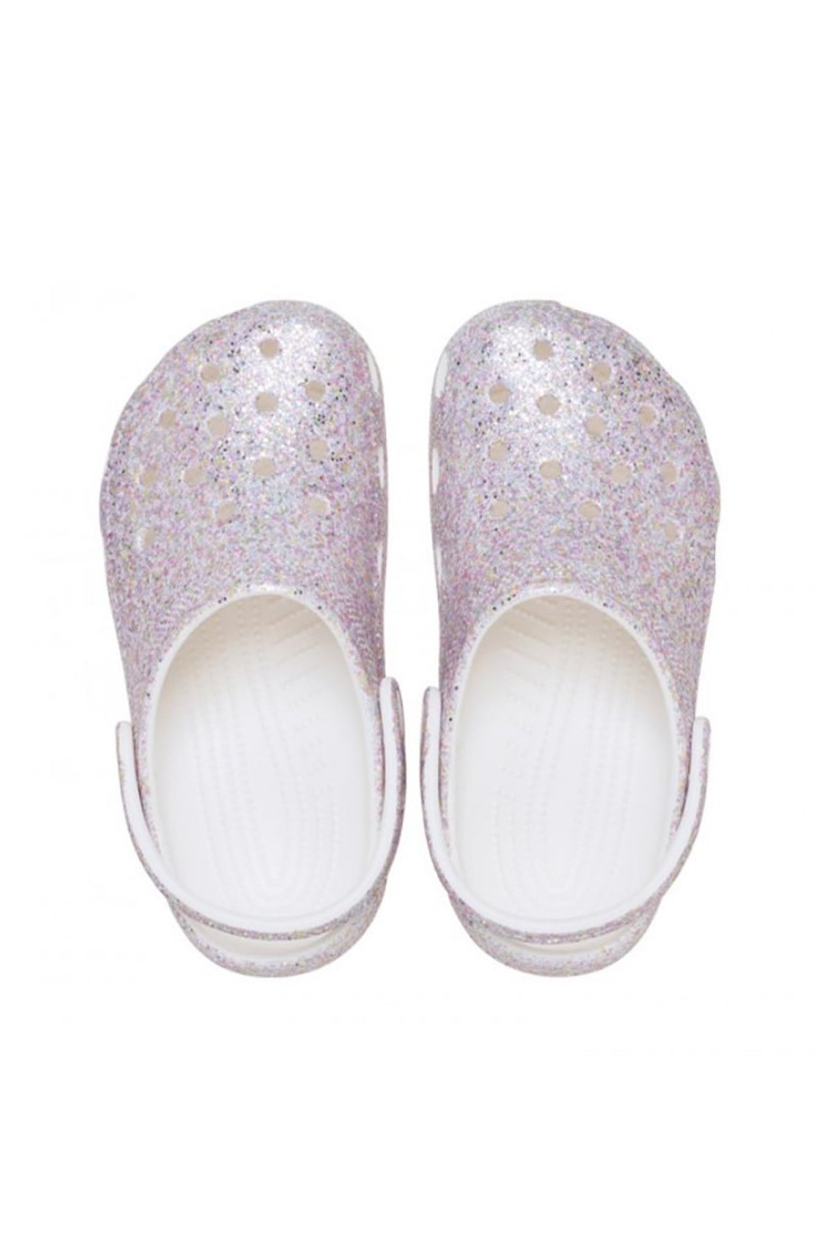 Crocs Classic Fantasy Glitter Çocuk Terlik 212561-100 Beyaz
