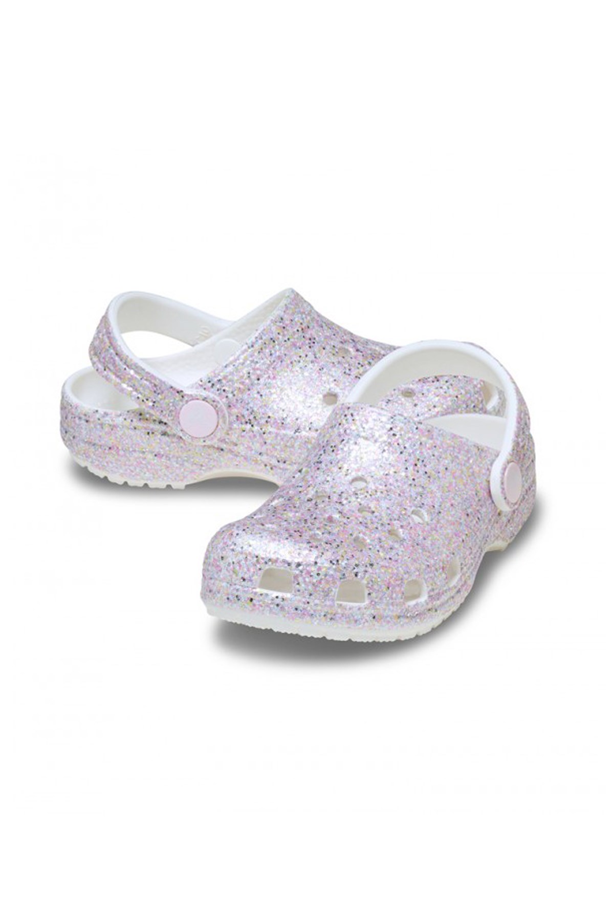 Crocs Classic Fantasy Glitter Çocuk Terlik 212562-100 Beyaz