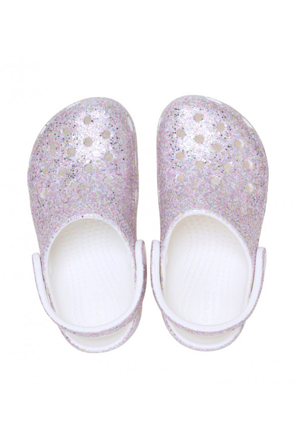 Crocs Classic Fantasy Glitter Çocuk Terlik 212562-100 Beyaz