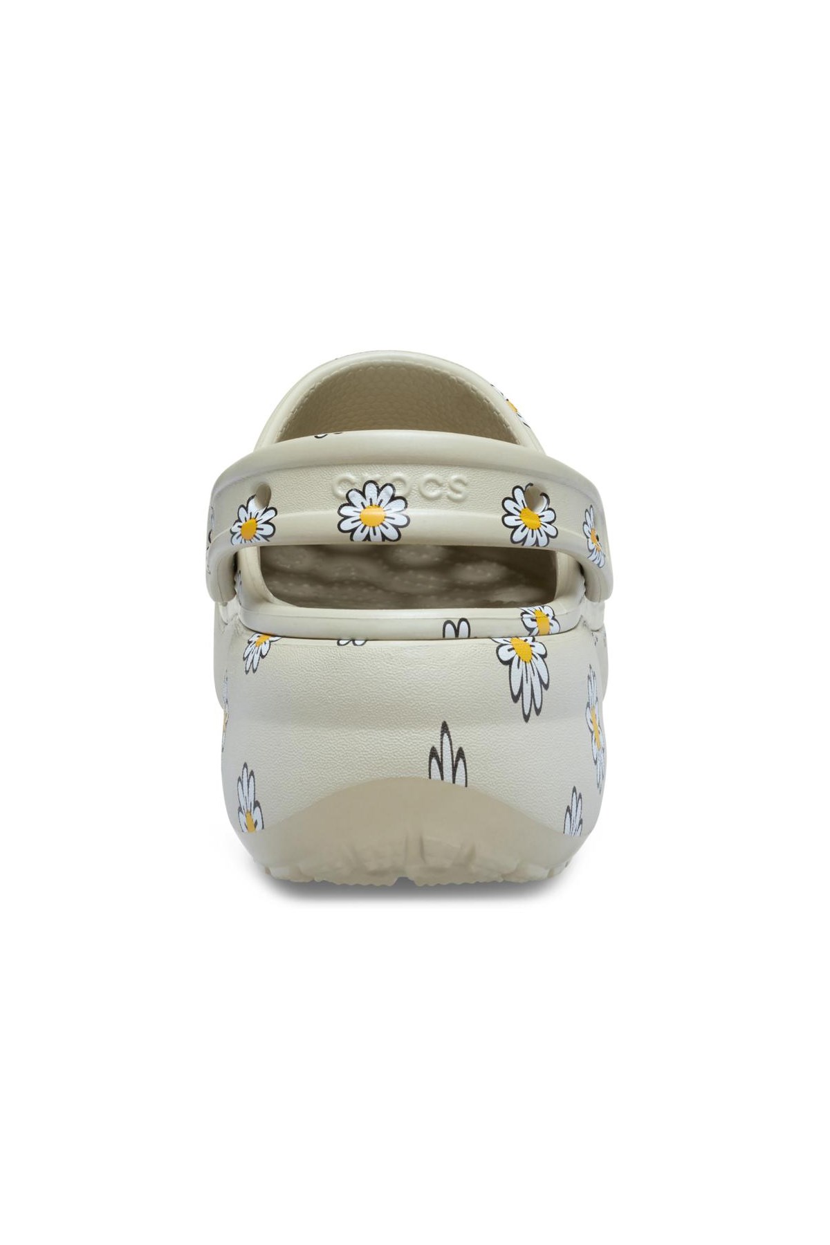 Crocs Classic Platform Floral Kadın Terlik 212668-1WY Bej